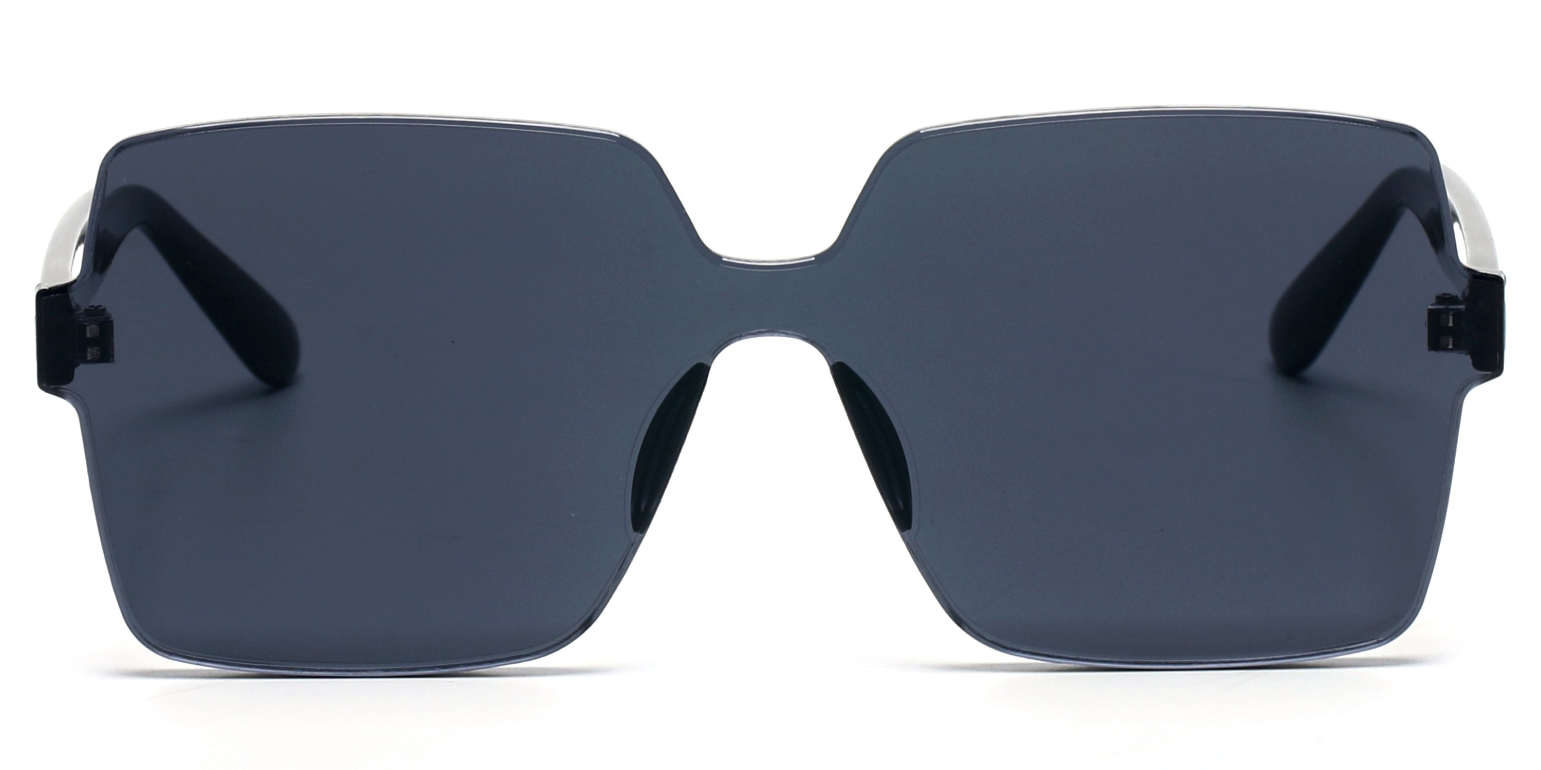 Drew Sunglasses featuring oversized square shape with flat lenses, designed for women, providing UV protection in a stylish retro vintage design.