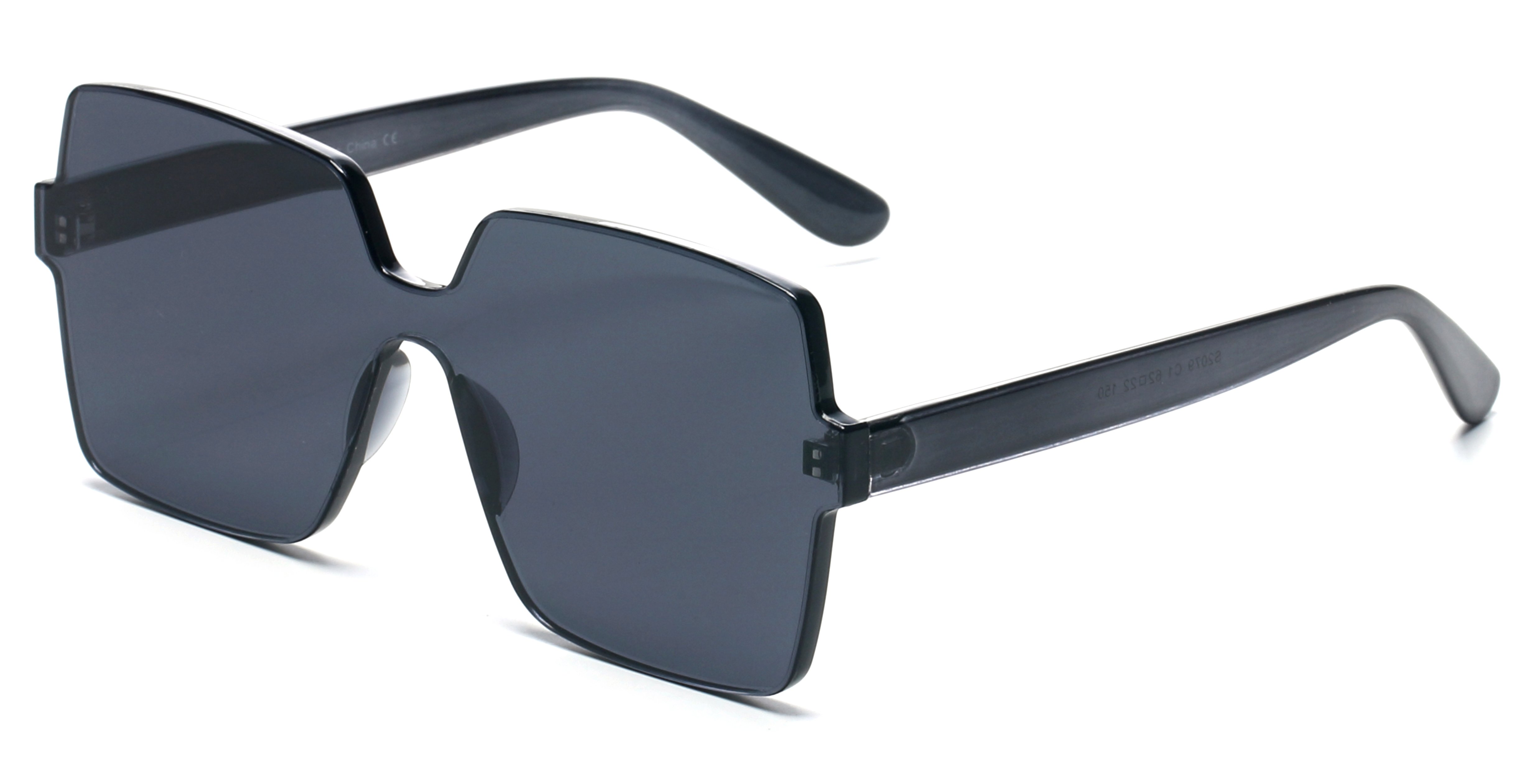 Drew Sunglasses featuring oversized square shape with flat lenses, designed for women, providing UV protection in a stylish retro vintage design.