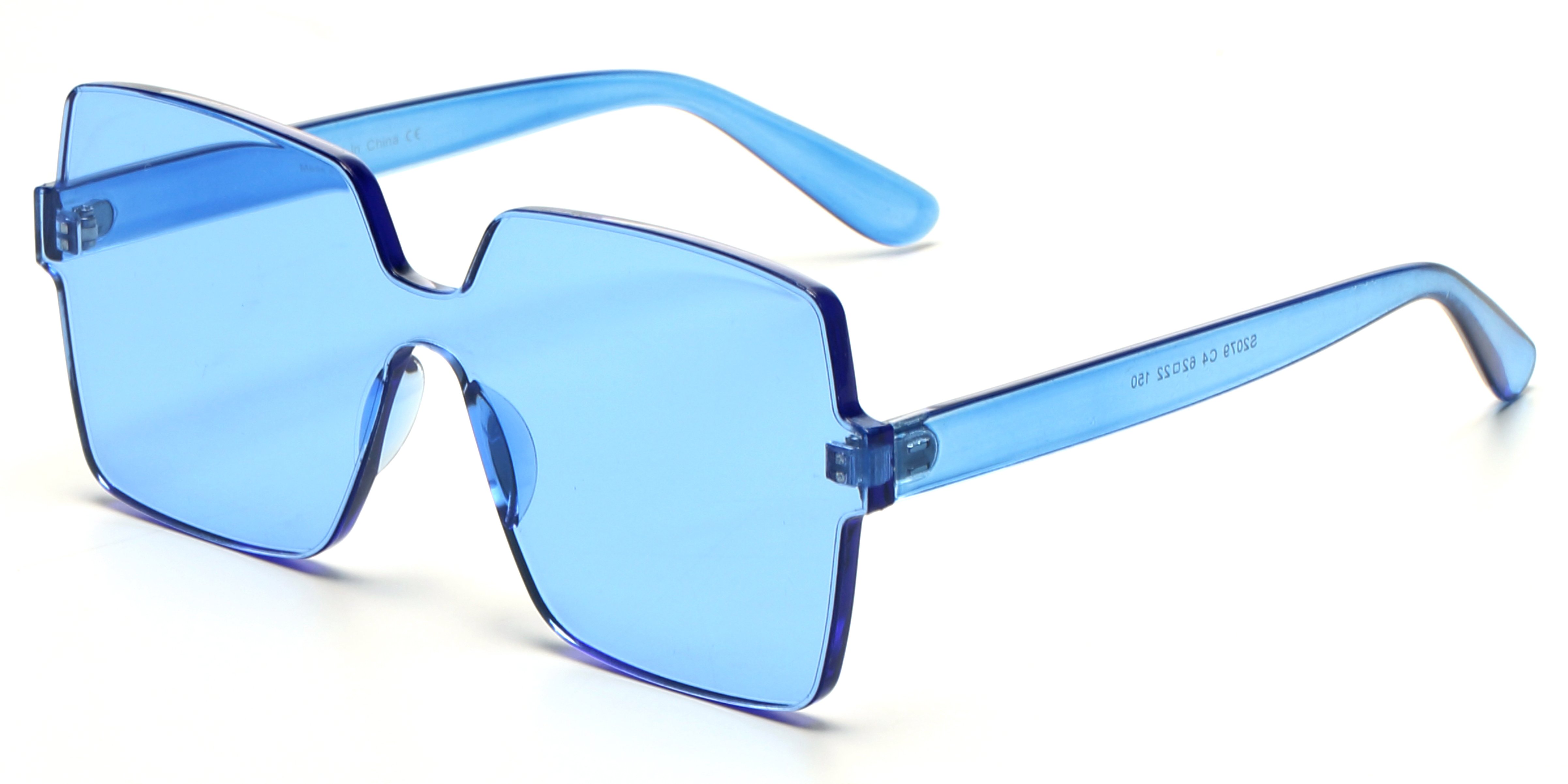 Drew Sunglasses featuring oversized square shape with flat lenses, designed for women, providing UV protection in a stylish retro vintage design.