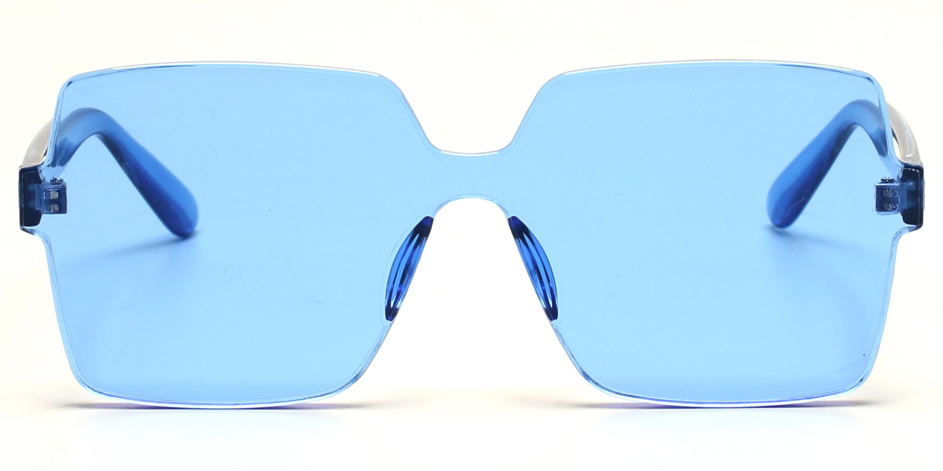 Drew Sunglasses featuring oversized square shape with flat lenses, designed for women, providing UV protection in a stylish retro vintage design.