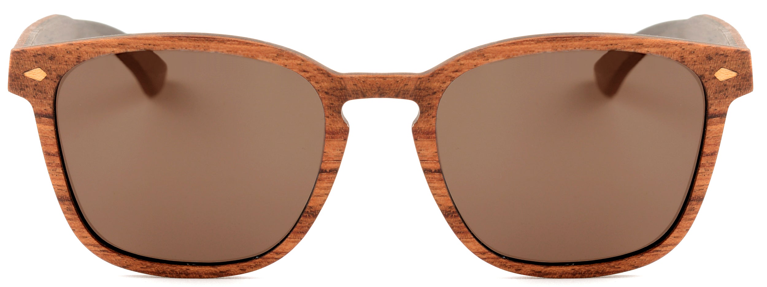 Ed Wood Wood Sunglasses featuring a retro design with a multi-layer wood frame in ebony/Kosso and rosewood/ebony finishes.