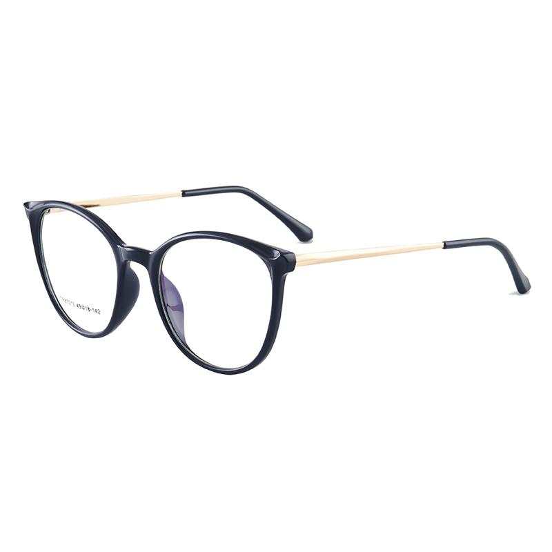 EP Anti-blue glasses featuring a stylish cat eye design with flat lenses, ideal for blocking blue light.