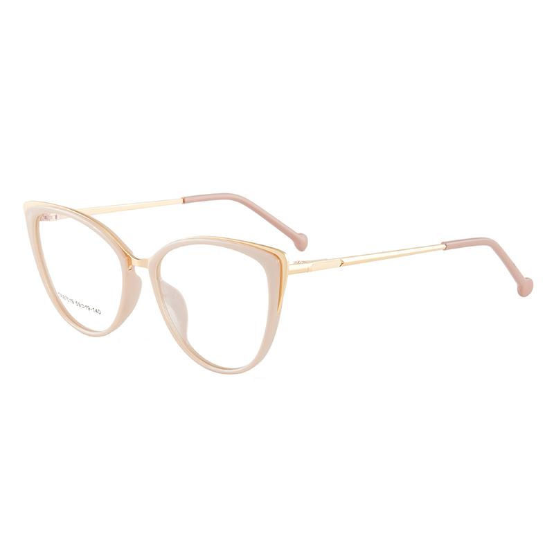 EP Cat Eye Anti-Blue Light Glasses with a stylish design, featuring a flat lens and a lightweight TR90 frame, suitable for unisex wear.