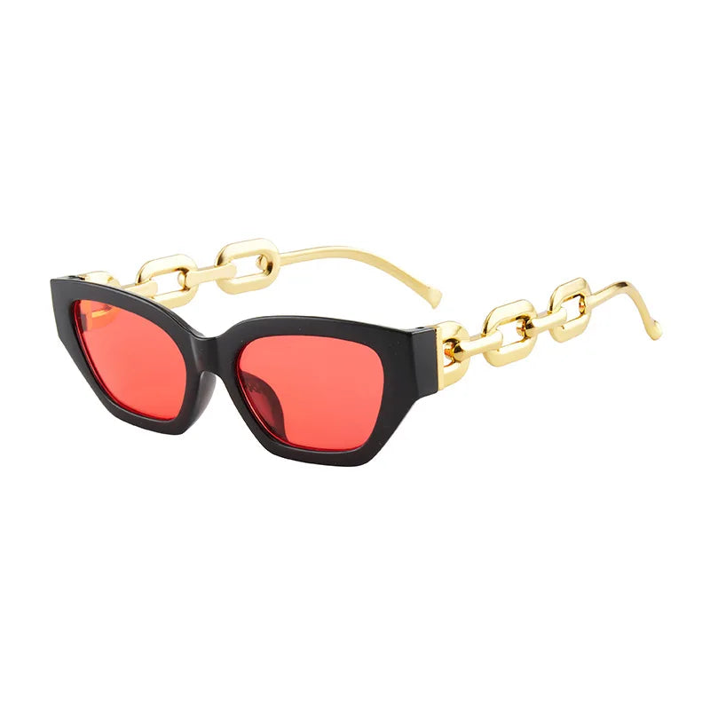 Fashion Cat Eye Sunglasses with mirror lenses, stylish design, and UV400 protection, suitable for all face shapes.