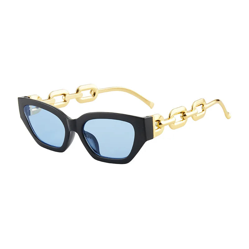 Fashion Cat Eye Sunglasses with mirror lenses, stylish design, and UV400 protection, suitable for all face shapes.