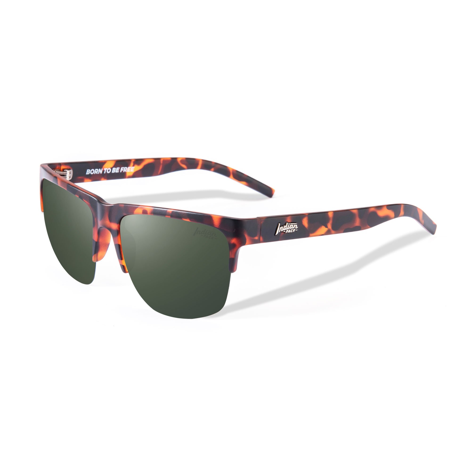 Frontier Tortoise sunglasses featuring a stylish unisex design with polarized lenses, perfect for outdoor activities.