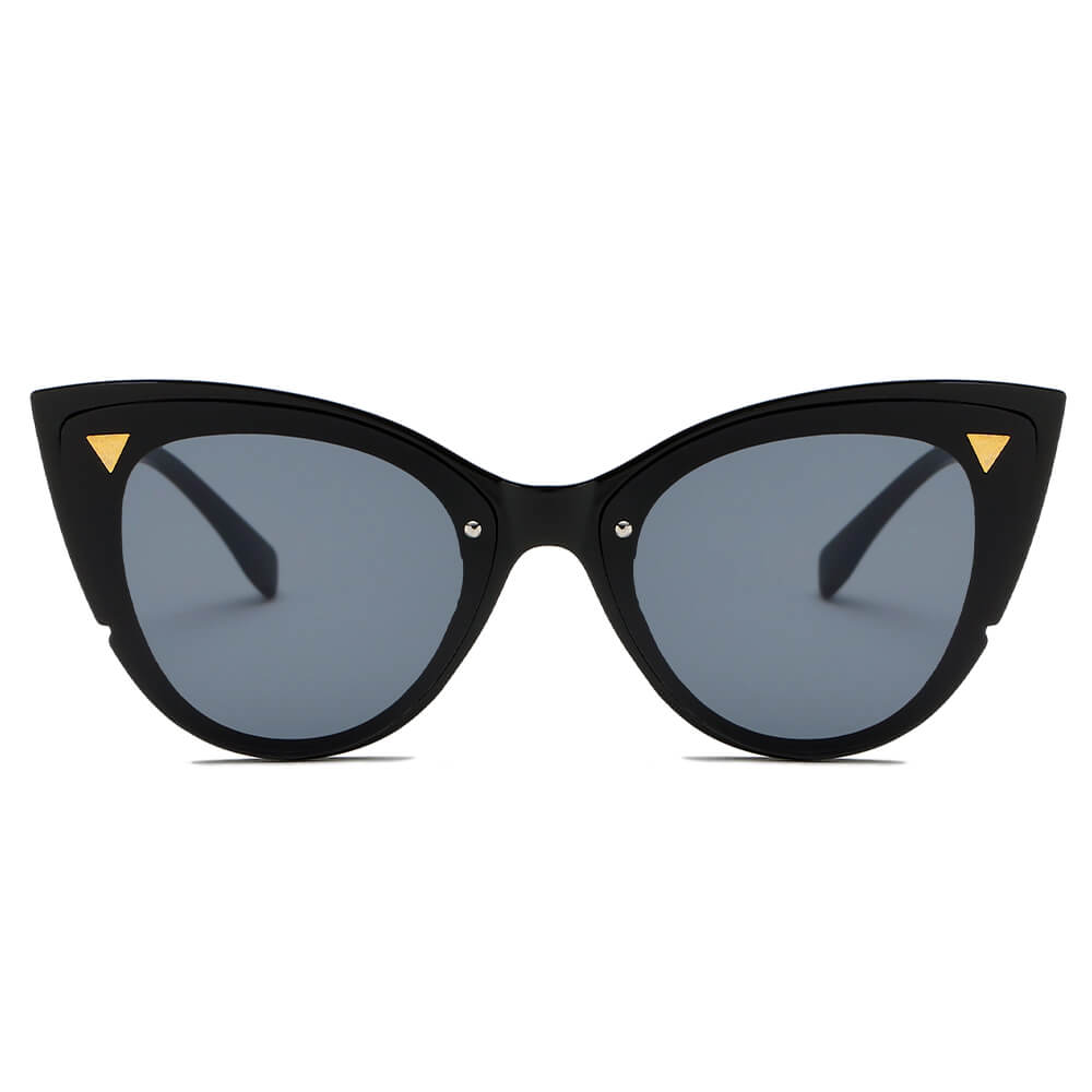 GRENOBLE Women Retro Cat Eye Sunglasses with stylish cat eye design and UV protection.