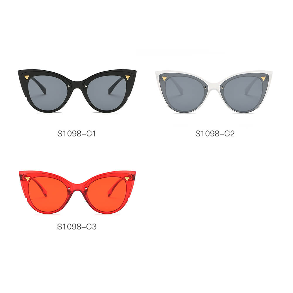 GRENOBLE Women Retro Cat Eye Sunglasses with stylish cat eye design and UV protection.