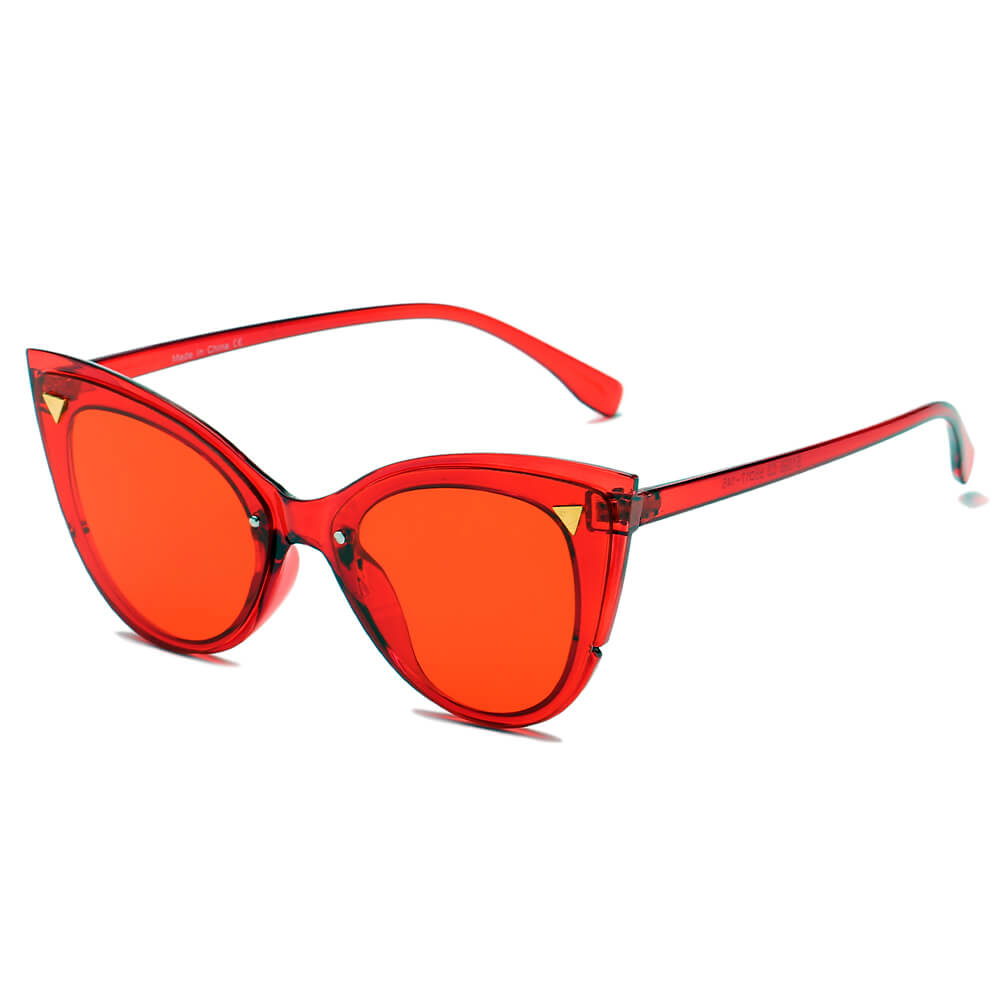 GRENOBLE Women Retro Cat Eye Sunglasses with stylish cat eye design and UV protection.