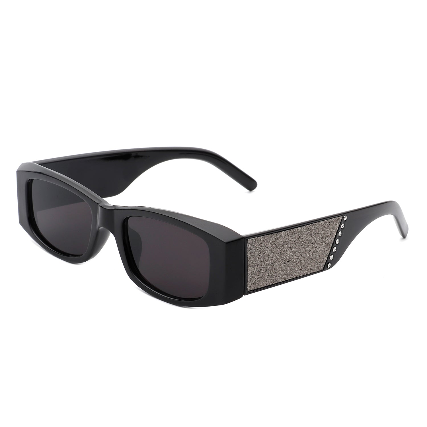 Harmonix Retro Rectangular Narrow Vintage Slim Sunglasses with a stylish plastic frame and UV protection lenses.
