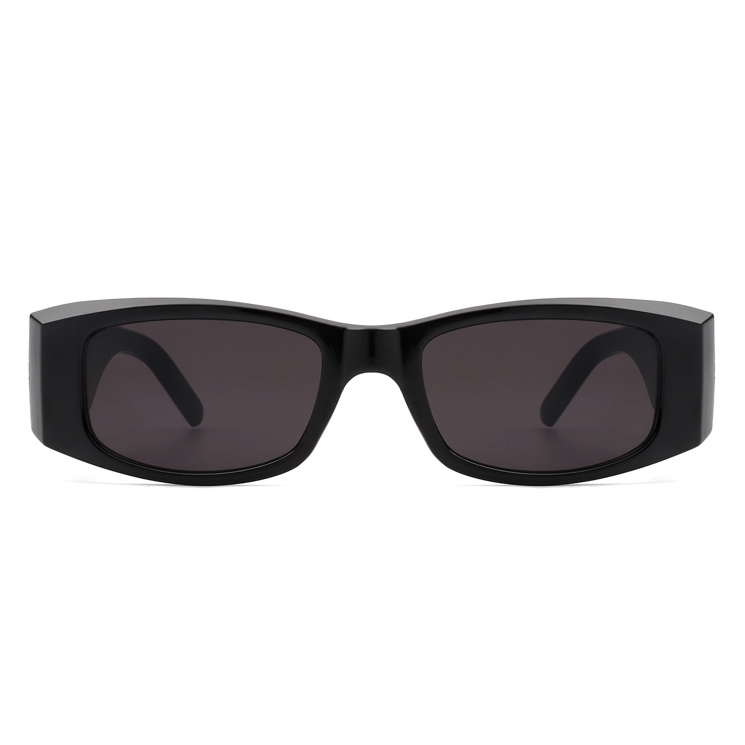 Harmonix Retro Rectangular Narrow Vintage Slim Sunglasses with a stylish plastic frame and UV protection lenses.