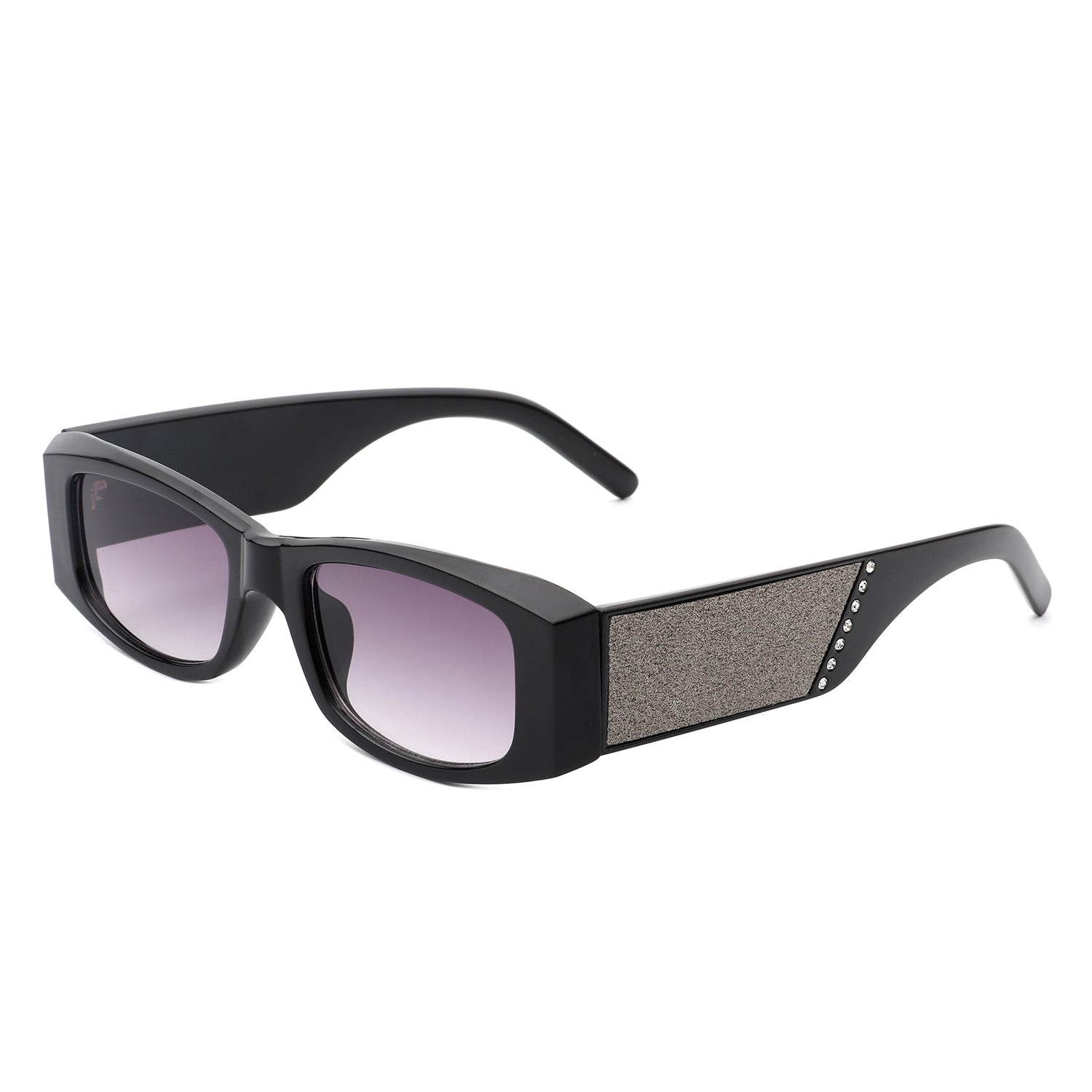 Harmonix Retro Rectangular Narrow Vintage Slim Sunglasses with a stylish plastic frame and UV protection lenses.