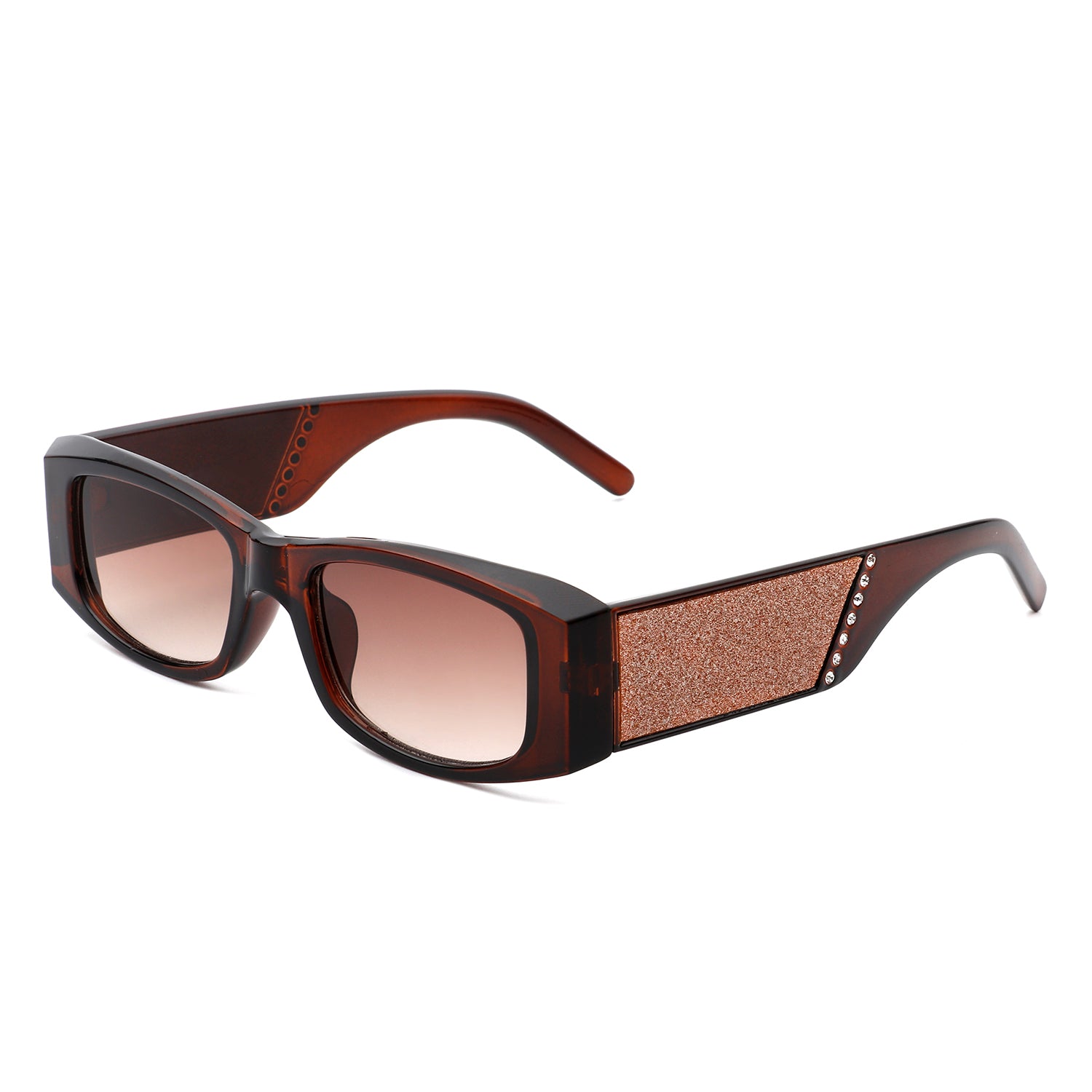 Harmonix Retro Rectangular Narrow Vintage Slim Sunglasses with a stylish plastic frame and UV protection lenses.