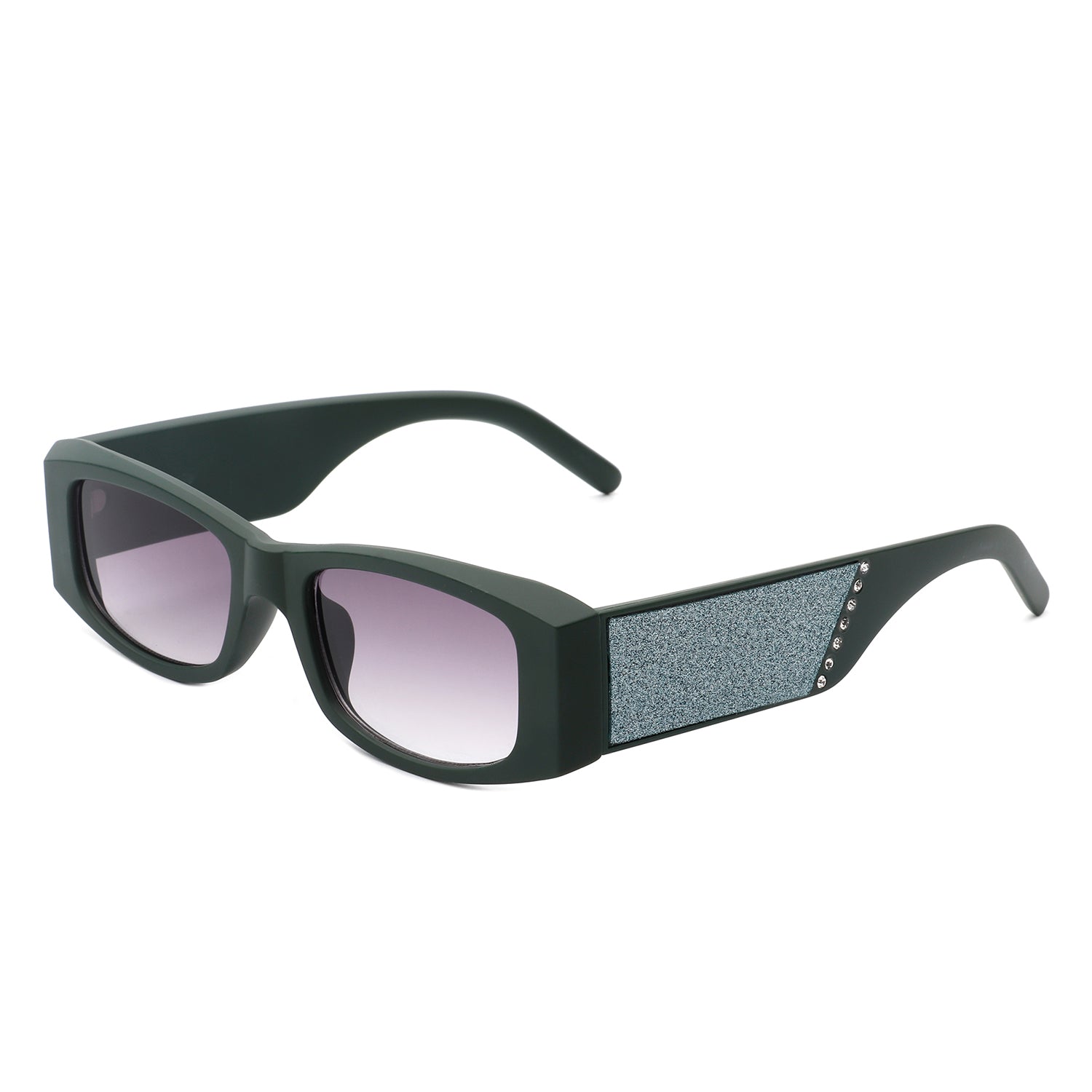 Harmonix Retro Rectangular Narrow Vintage Slim Sunglasses with a stylish plastic frame and UV protection lenses.