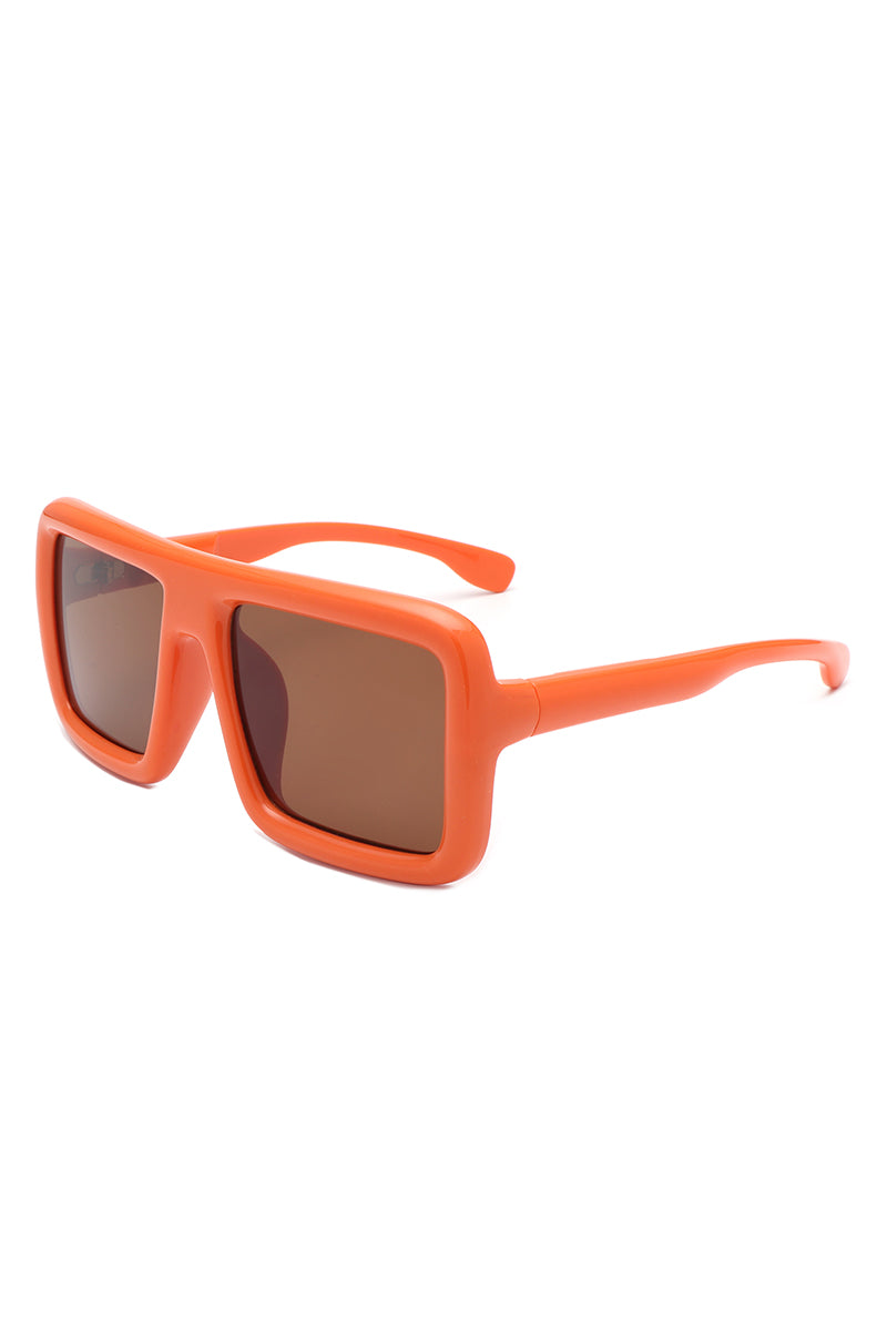 Cramilo Hype oversized square flat-top women's sunglasses with stylish design and protective lenses.