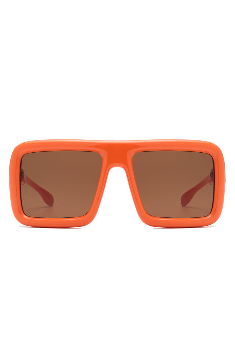 Cramilo Hype oversized square flat-top women's sunglasses with stylish design and protective lenses.