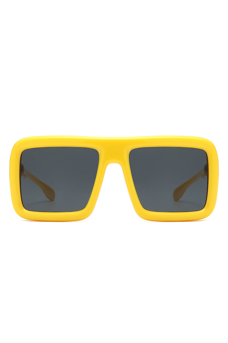 Cramilo Hype oversized square flat-top women's sunglasses with stylish design and protective lenses.