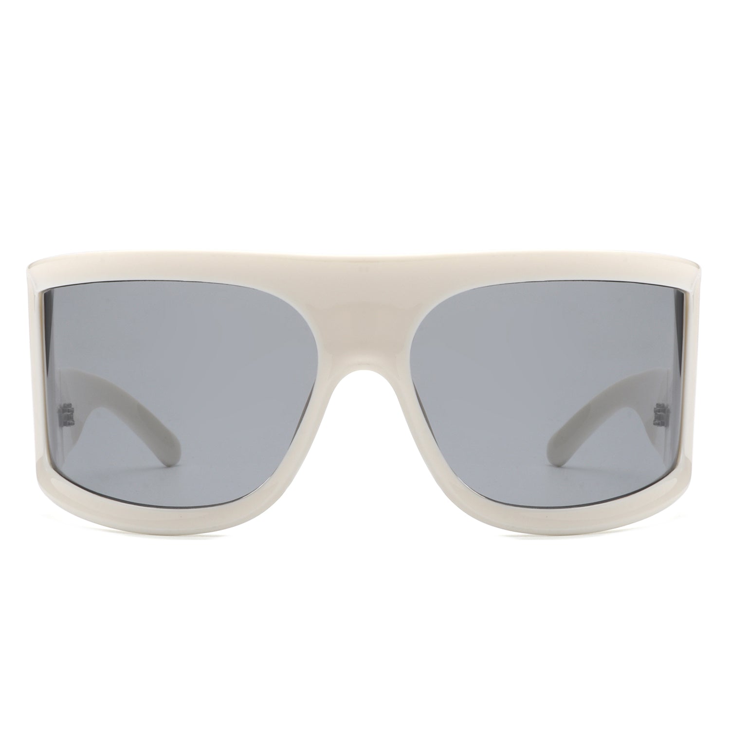 Kaelina Oversize Irregular Fashion Square Wrap Around Sunglasses with a stylish design and protective lenses.