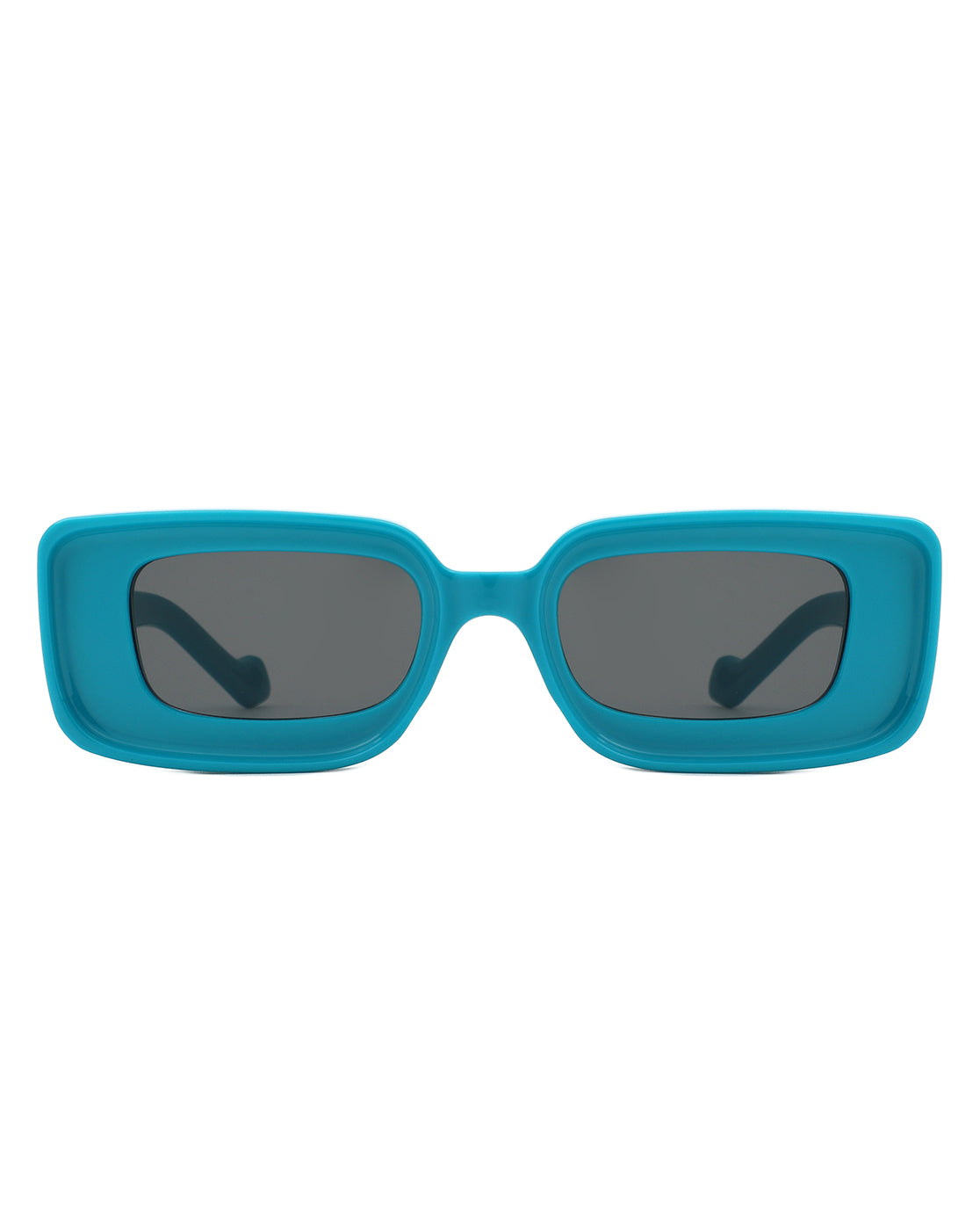 Kastieland Chunky Narrow Rectangle Fashion Sunglasses for Women, featuring a stylish chunky design with UV protection.