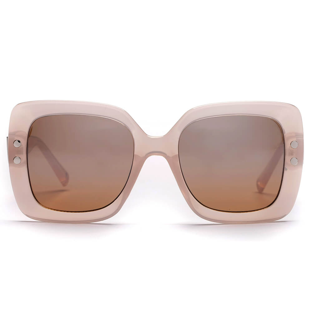 Katy Women Square Flat Top Fashion Sunglasses with a stylish design and UV protection.