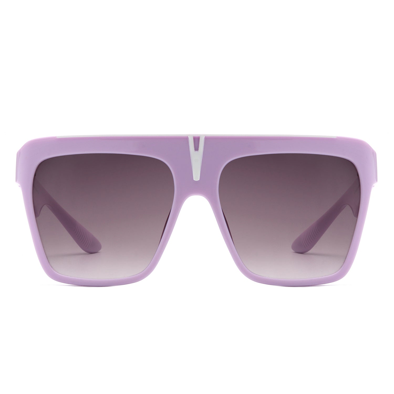 Kyland Large Square Flat Top Oversized Sunglasses for Women, featuring a stylish flat-top design and high-quality polycarbonate lenses.