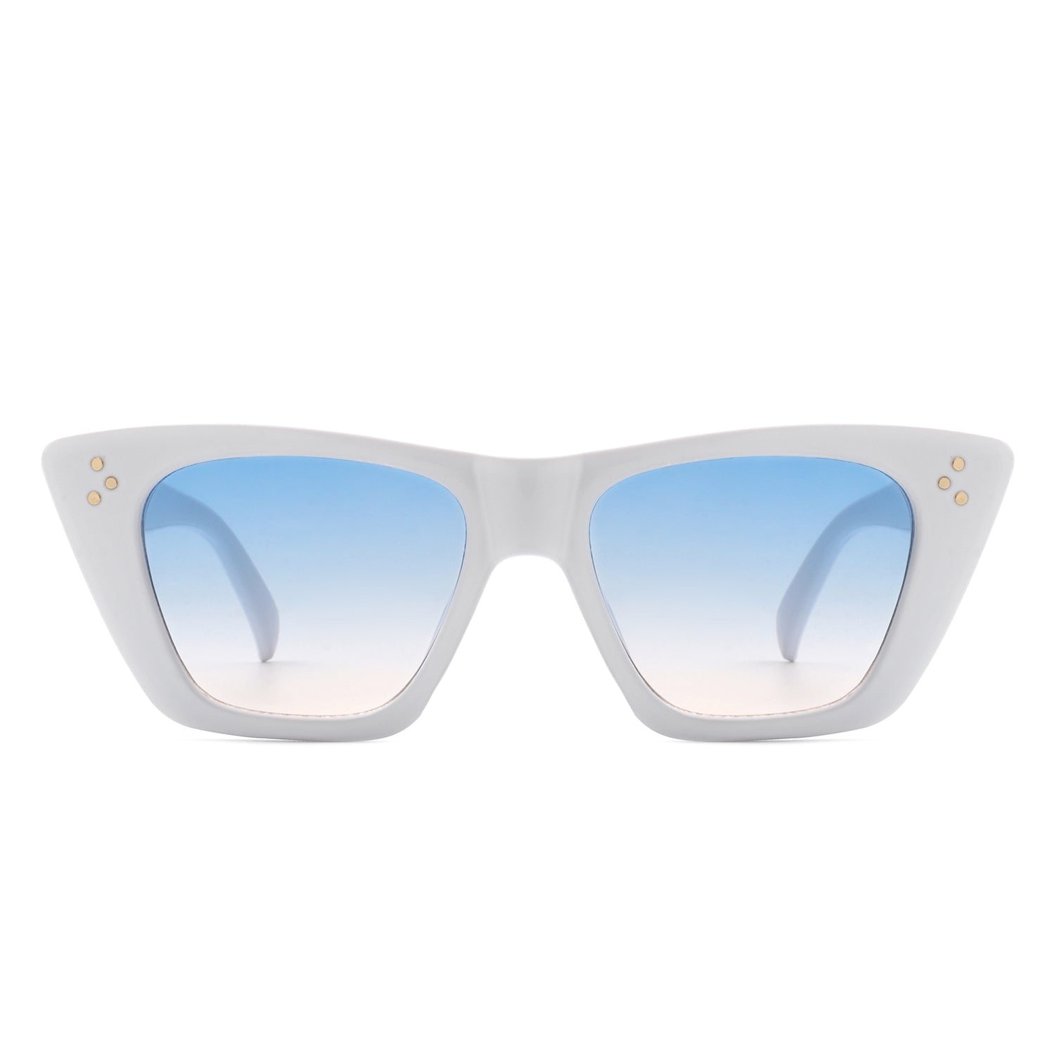 Lightnin Women Retro Cat Eye Fashion Square Sunglasses with a stylish design and UV protection.