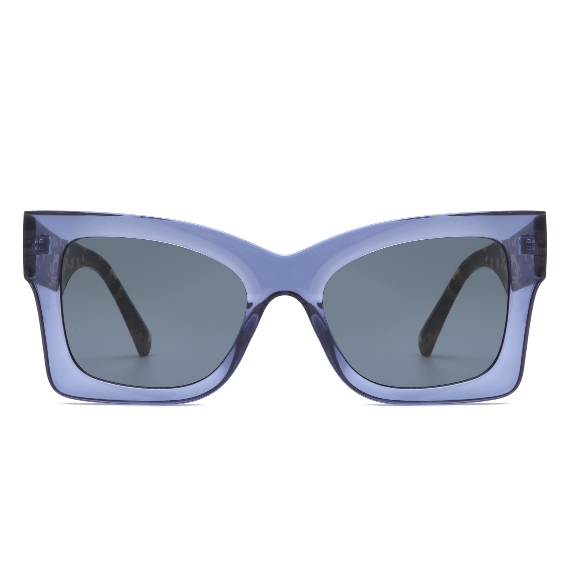 Liora Retro Fashion Square Cat Eye Sunglasses for Women, featuring a stylish cat eye design with lightweight plastic frames and polycarbonate lenses.