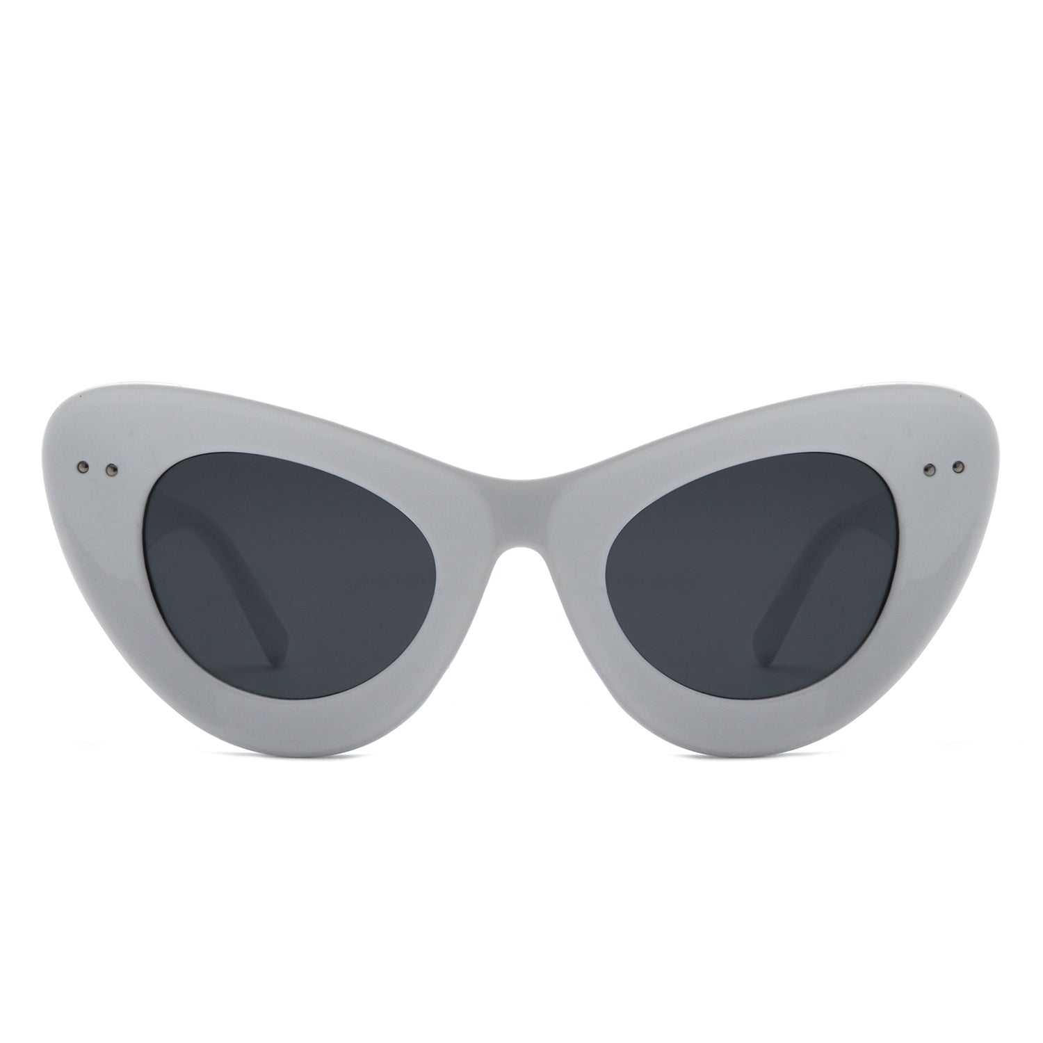 Luminara Retro Round Cat Eye Women Fashion Sunglasses with stylish cat eye design and UV protection.