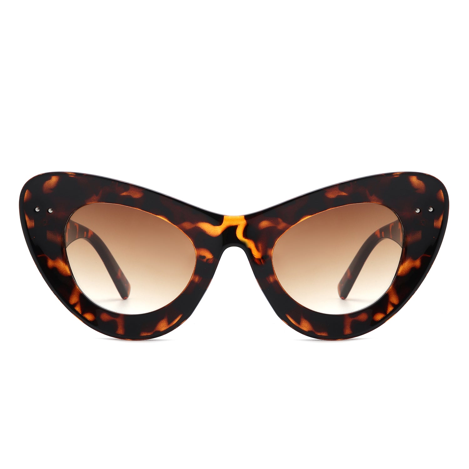 Luminara Retro Round Cat Eye Women Fashion Sunglasses with stylish cat eye design and UV protection.