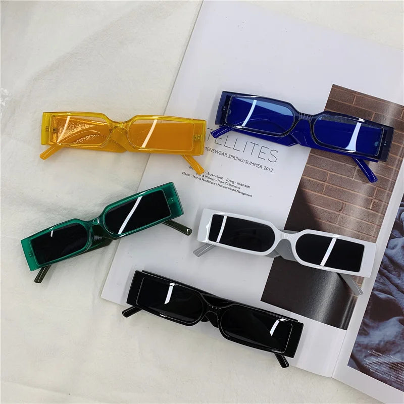 Luxury Rectangle Fashion Sunglasses by OPUYYM with a sleek design and UV protection features.