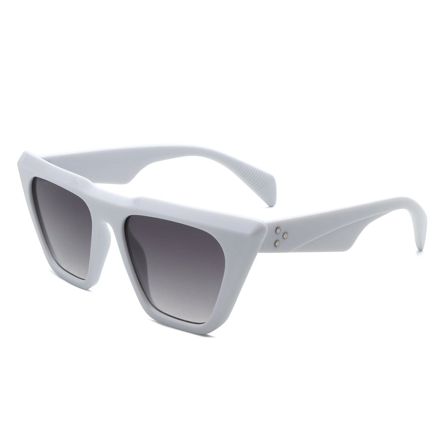 Lyra Retro Cat Eye Flat Top Square Fashion Sunglasses with a stylish design and UV protection.