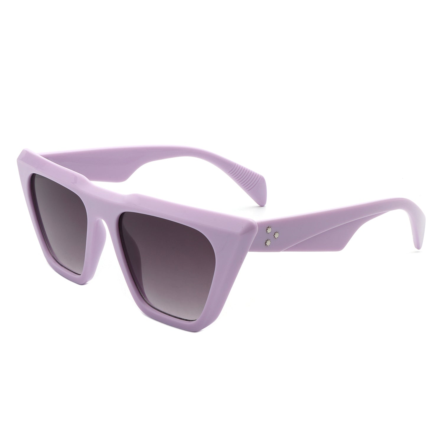 Lyra Retro Cat Eye Flat Top Square Fashion Sunglasses with a stylish design and UV protection.