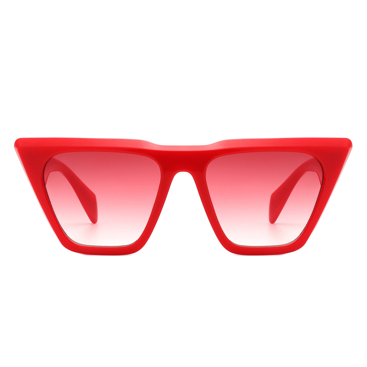 Lyra Retro Cat Eye Flat Top Square Fashion Sunglasses with a stylish design and UV protection.