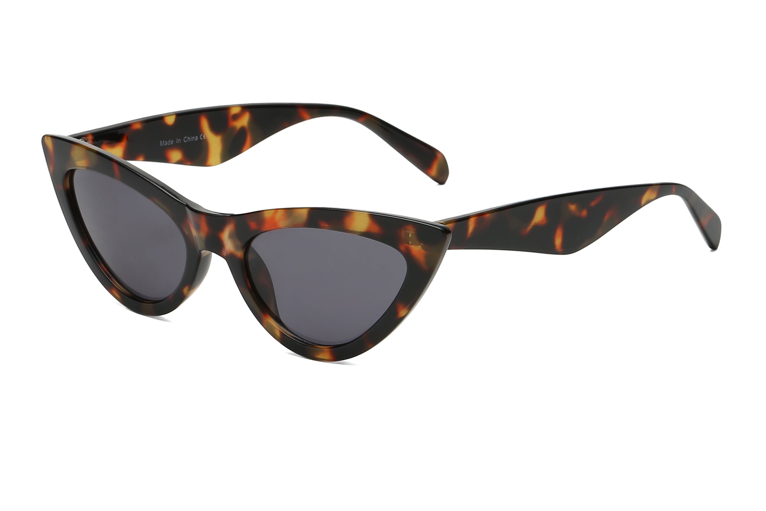Naya Sunglasses featuring a retro cat-eye design with UV protection, lightweight plastic frame, and stylish round lenses.