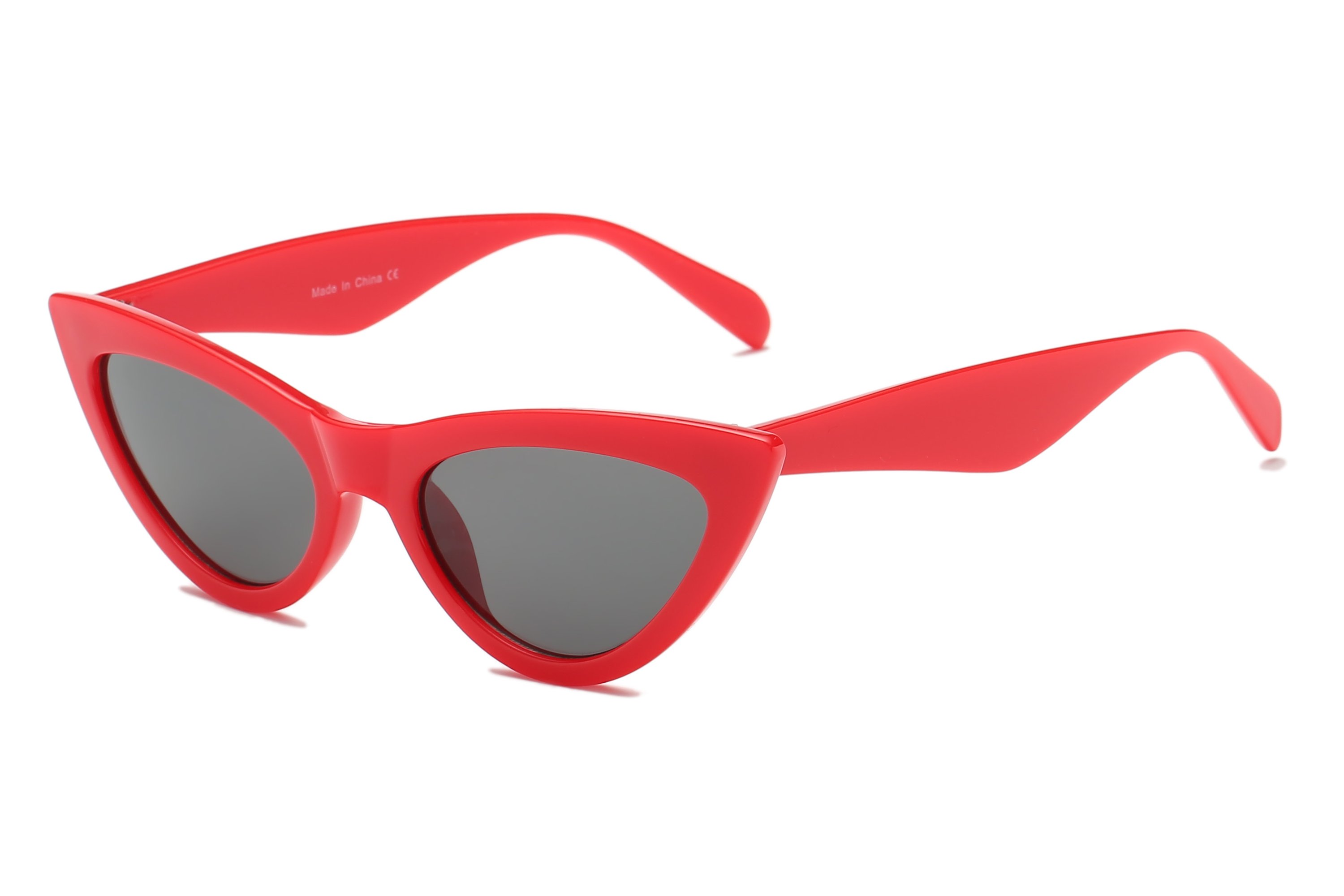 Naya Sunglasses featuring a retro cat-eye design with UV protection, lightweight plastic frame, and stylish round lenses.