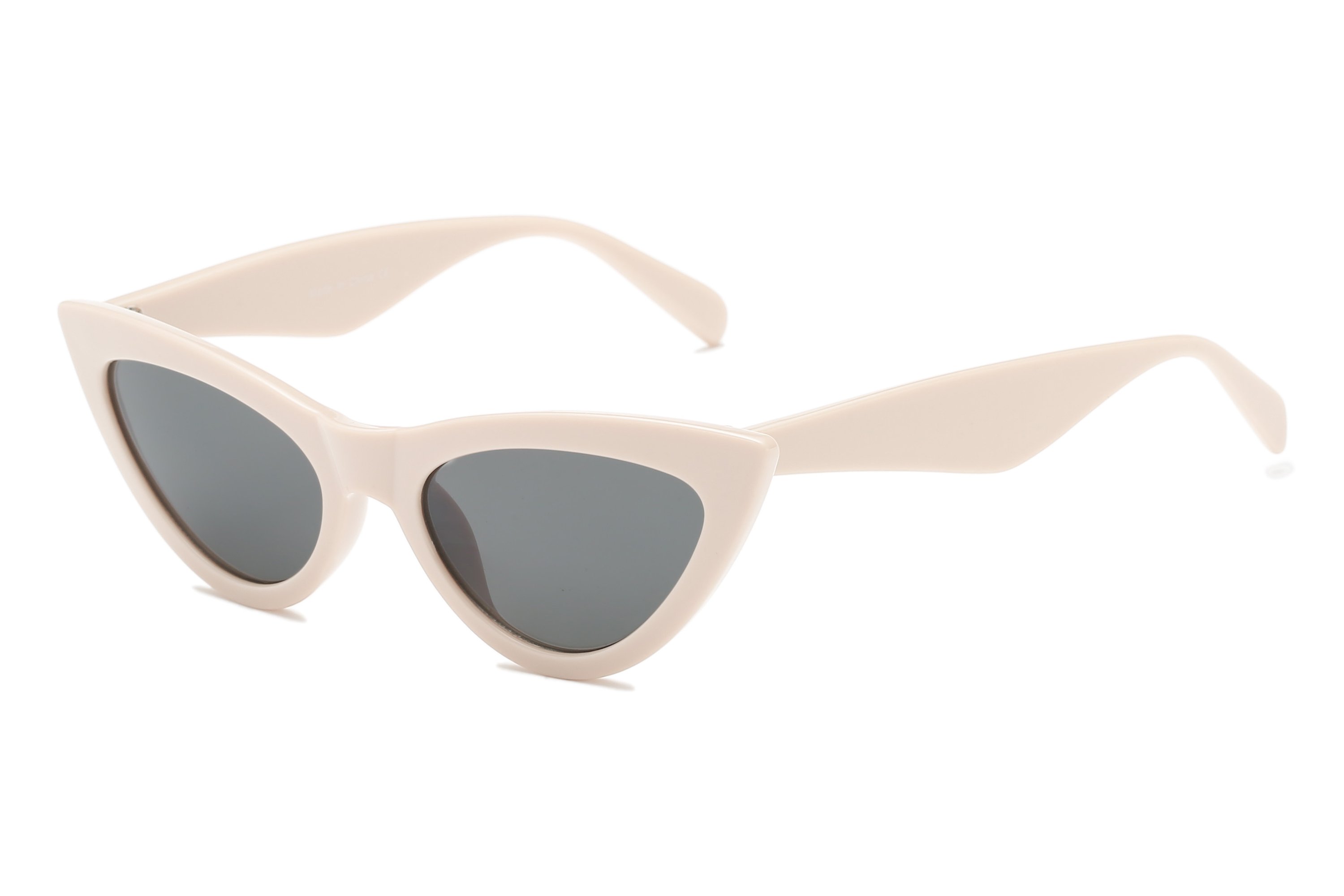 Naya Sunglasses featuring a retro cat-eye design with UV protection, lightweight plastic frame, and stylish round lenses.