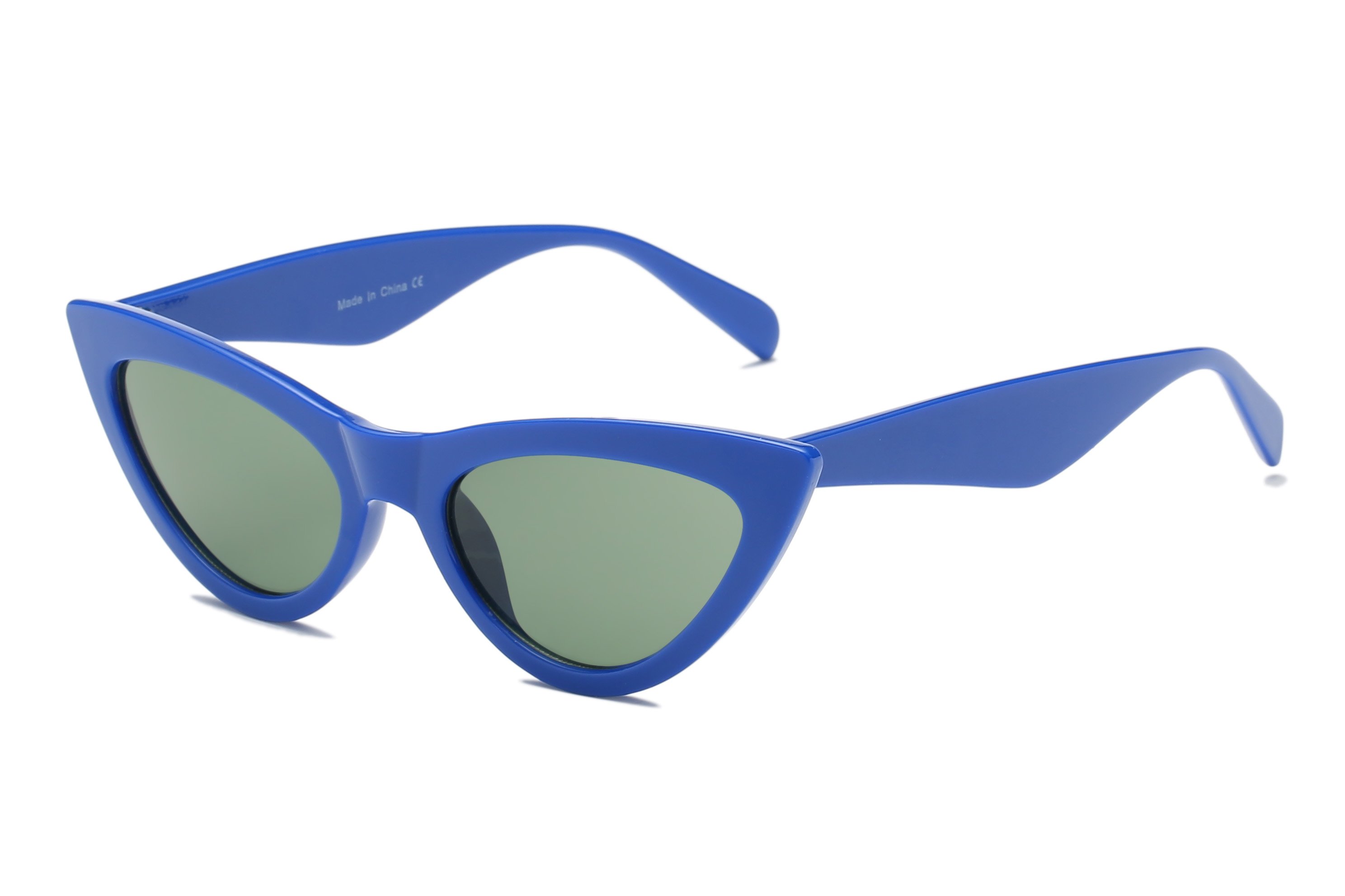 Naya Sunglasses featuring a retro cat-eye design with UV protection, lightweight plastic frame, and stylish round lenses.