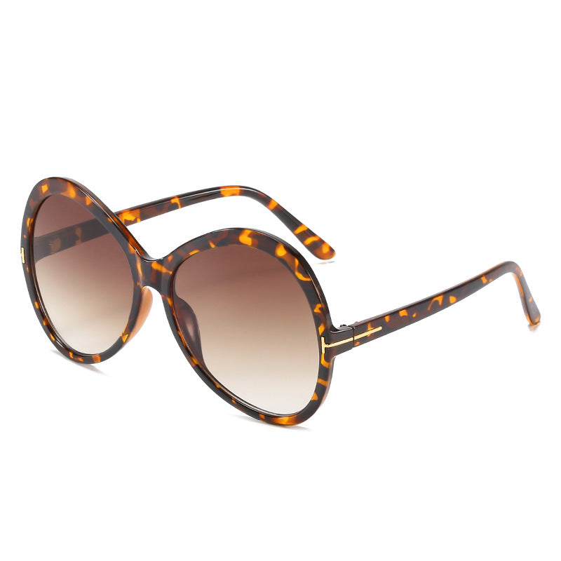 A pair of trendy big frame sunglasses showcasing a unique personality style, perfect for fashion enthusiasts.