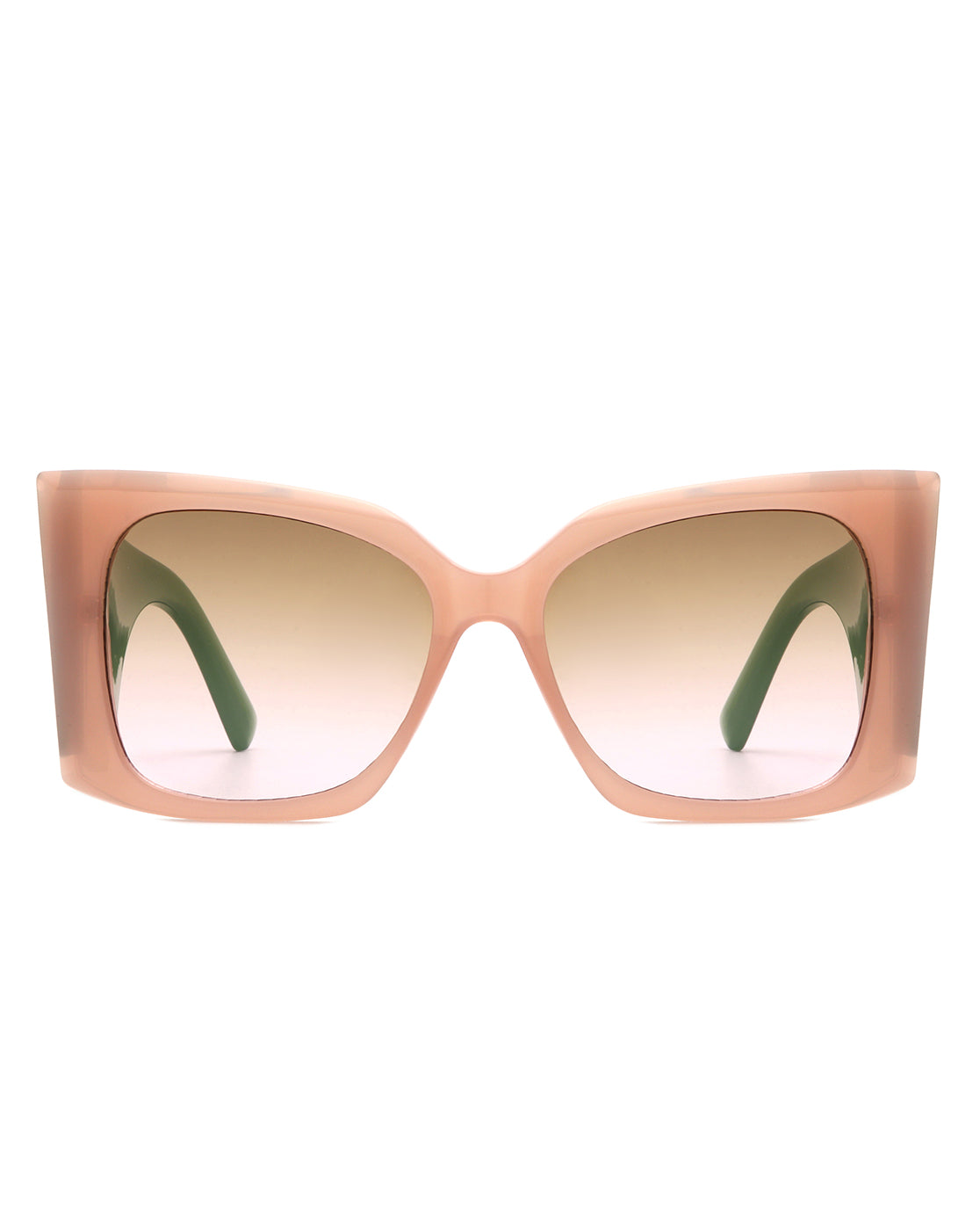 Nythea oversized chunky large square sunglasses for women, featuring a bold square frame and polycarbonate lenses for sun protection.