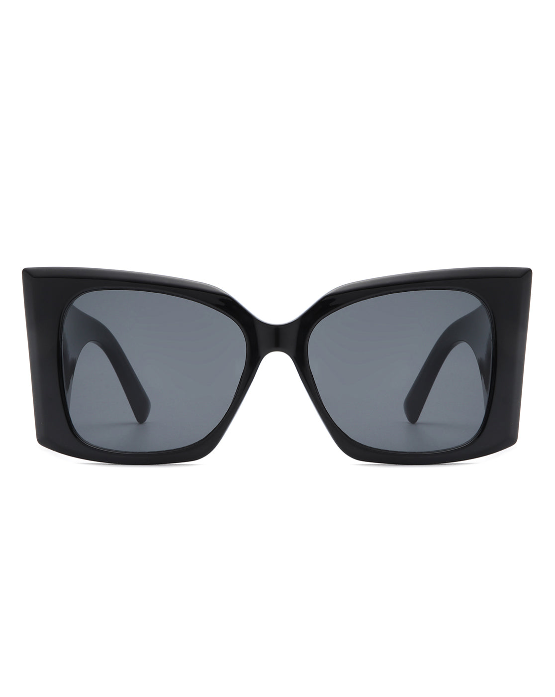 Nythea oversized chunky large square sunglasses for women, featuring a bold square frame and polycarbonate lenses for sun protection.