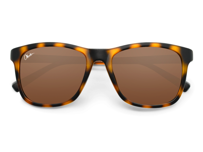 Okulars Eco Nordic Sand sunglasses made from recycled materials, featuring a matte finish and UV400 protection.