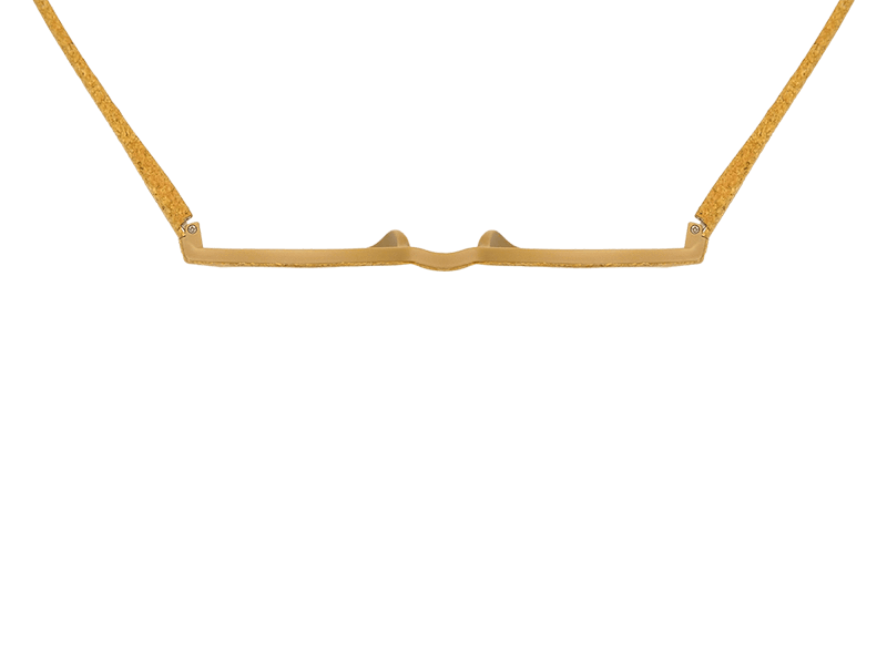 Okulars® Oak Sunset sunglasses in Marrone with natural cork frame and polarized lenses, displayed elegantly.