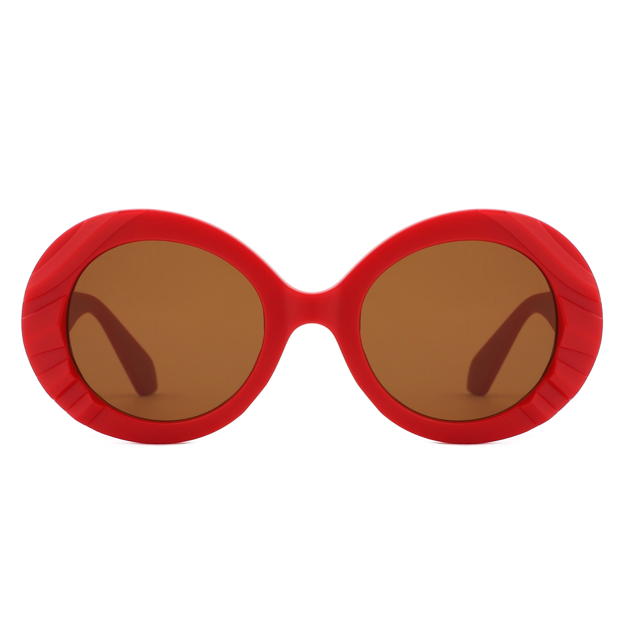 Pixo Oversized Bold Aviator Retro Round Sunglass featuring a stylish oversized frame and round lenses, perfect for vintage-inspired fashion.