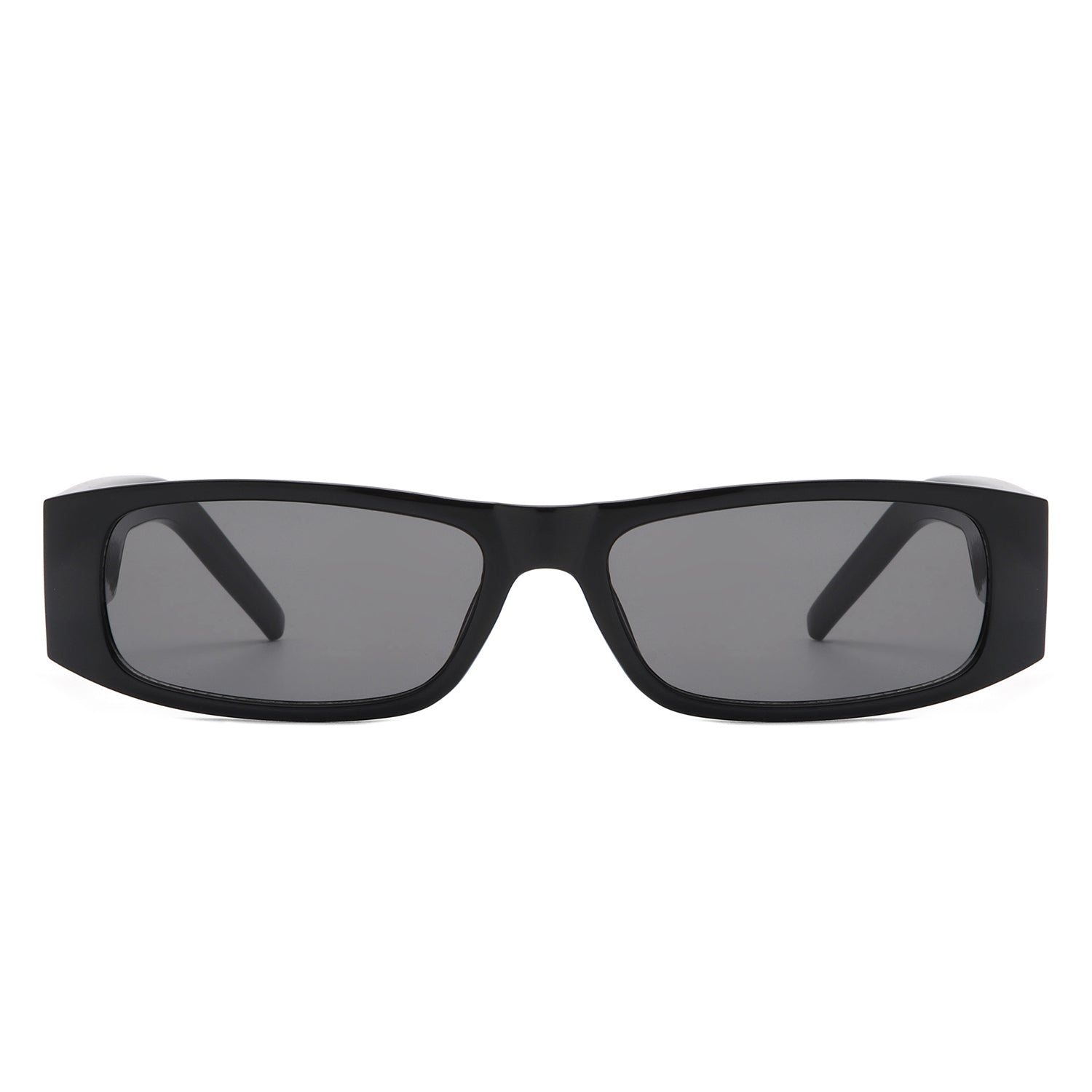 Skyrider Retro Rectangle Narrow Square Slim Sunglasses with a stylish design and UV protection features.