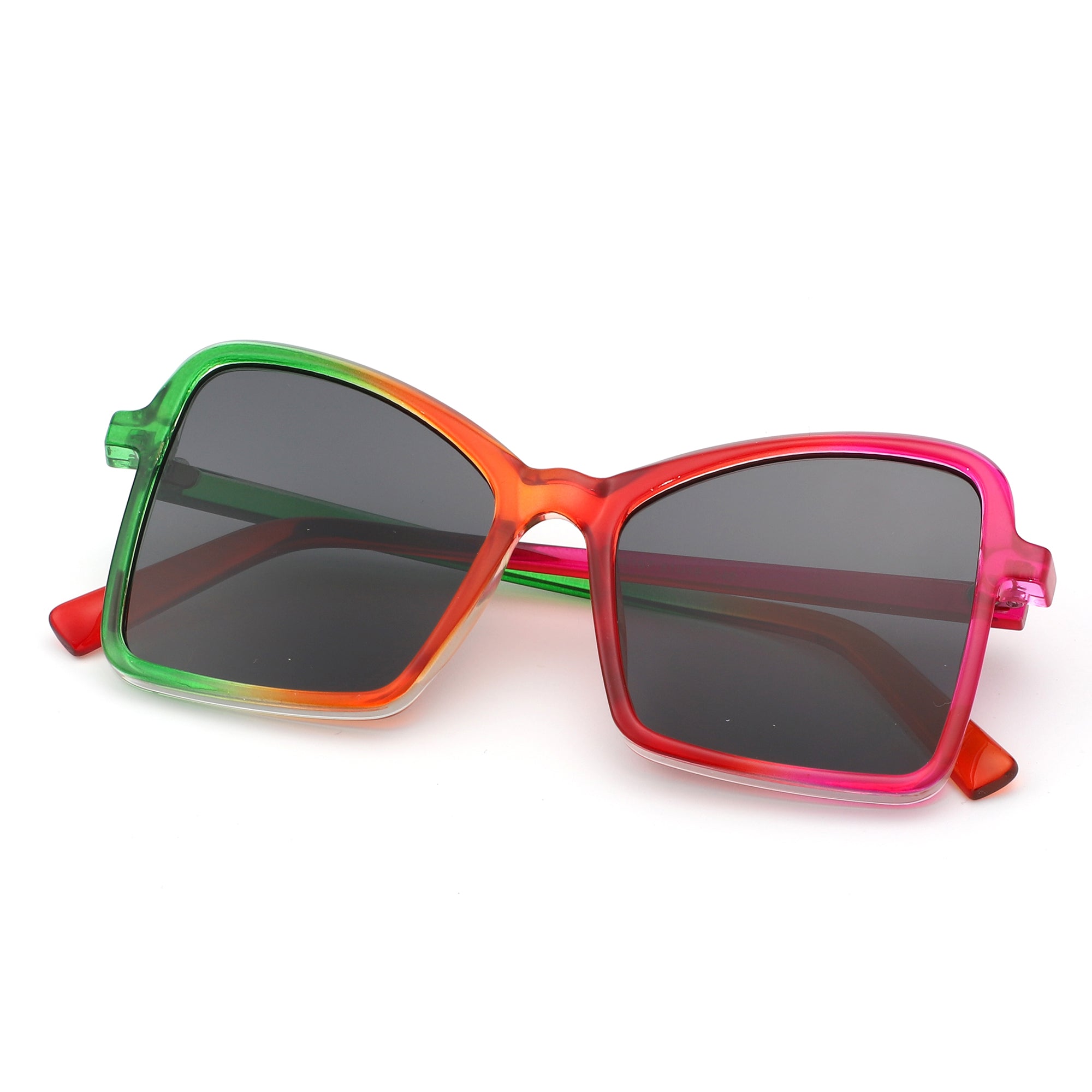 A pair of Snapp Modern Sculpted Cat Eye Women's Sunglasses with a sleek design, showcasing the upswept edges and stylish frame.