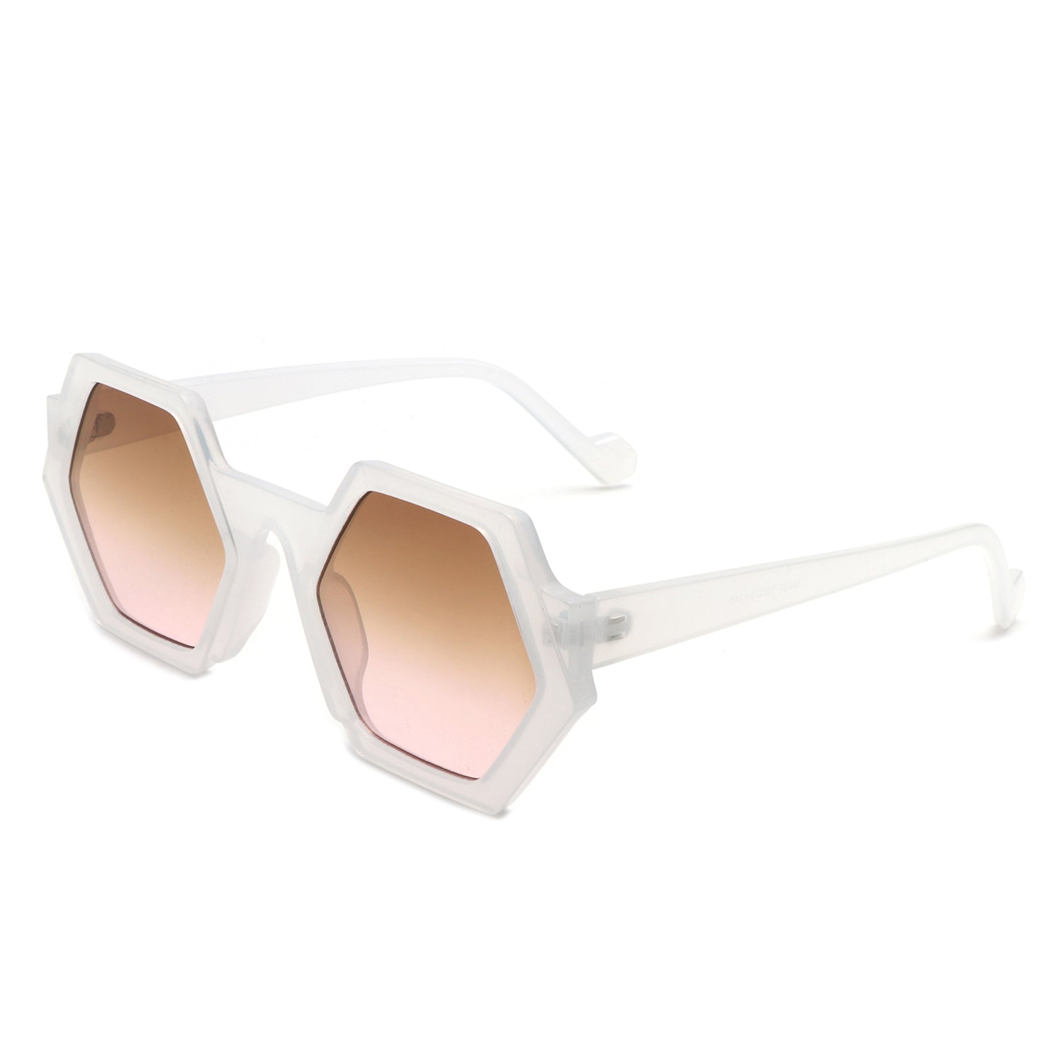 Starpath Geometric Irregular Tinted Round Fashion Sunglasses with a stylish design and tinted lenses.