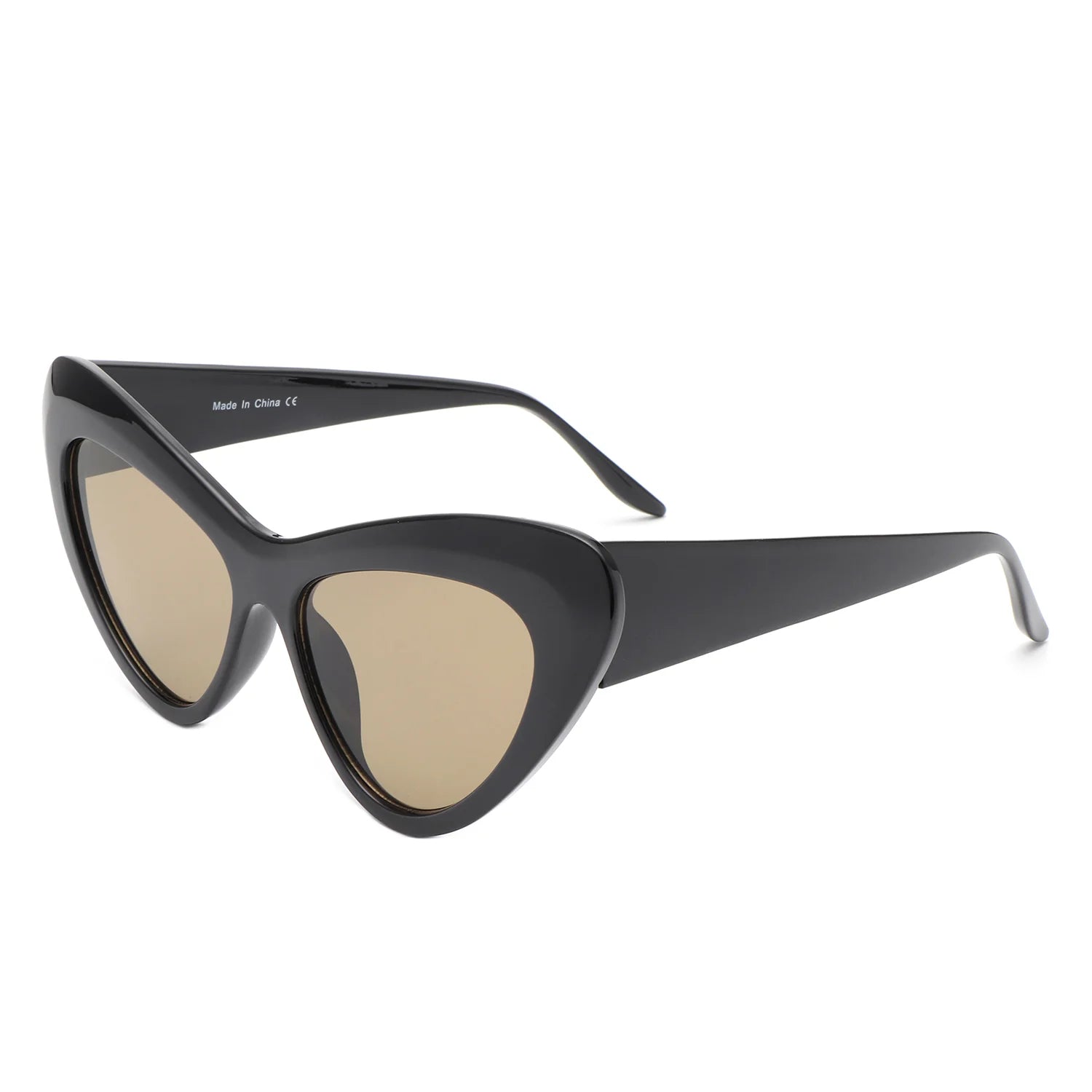 Stylish Twinge high pointed cat eye sunglasses for women, featuring a chic retro design and UV protection.