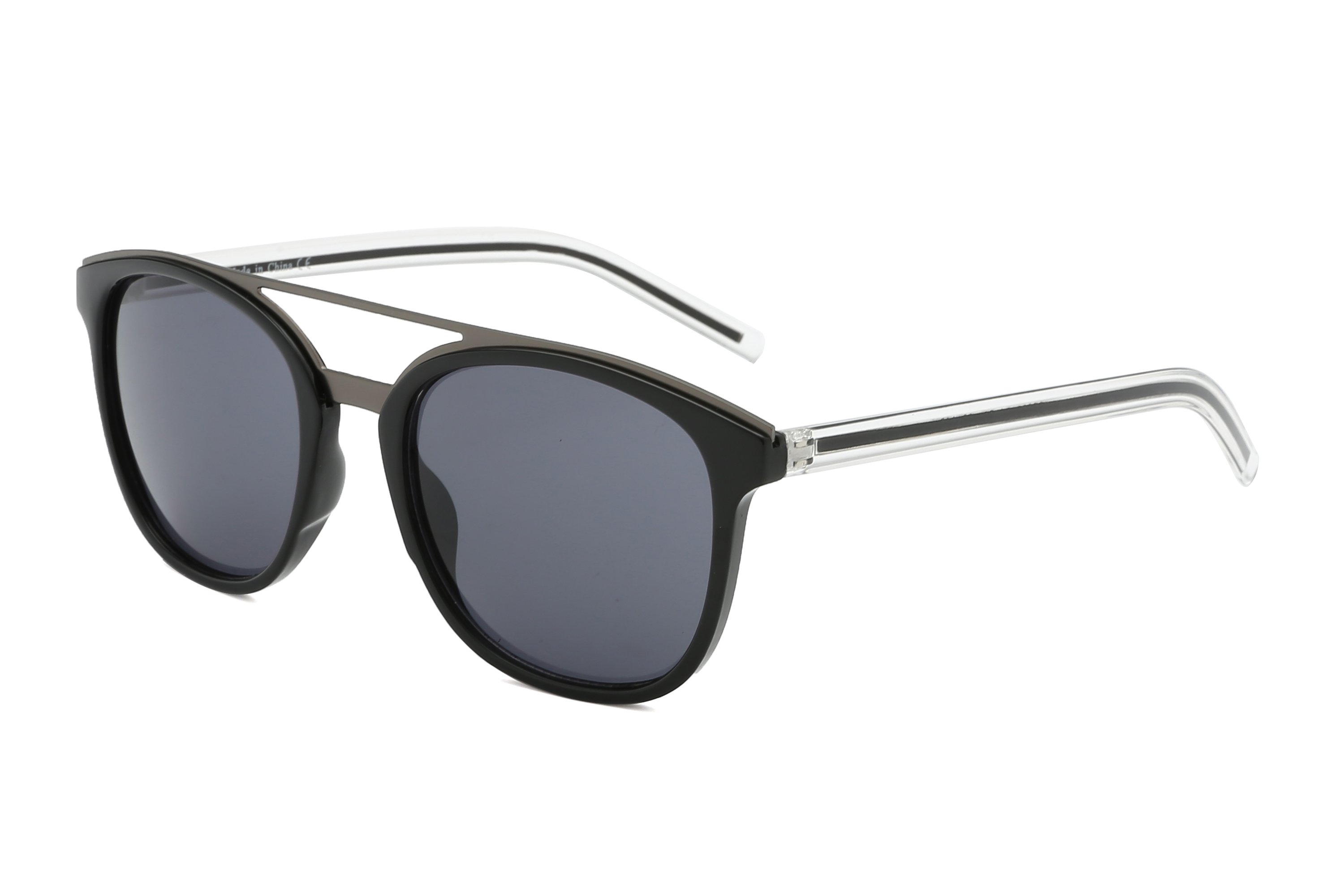 Valterri Classic Unisex Round Fashion Sunglasses with a stylish round design, plastic frame, and polycarbonate lenses, offering 100% UV protection.