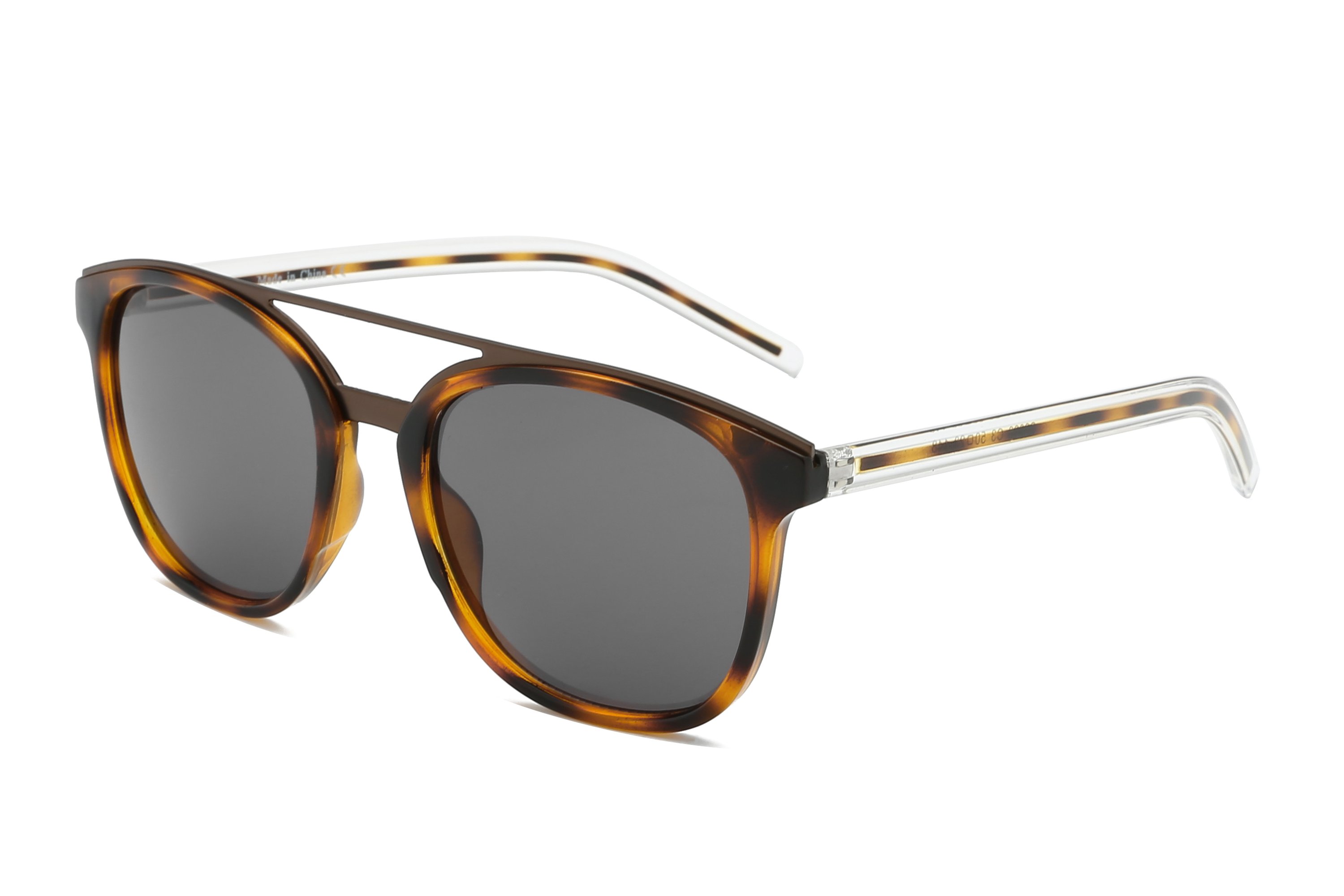 Valterri Classic Unisex Round Fashion Sunglasses with a stylish round design, plastic frame, and polycarbonate lenses, offering 100% UV protection.