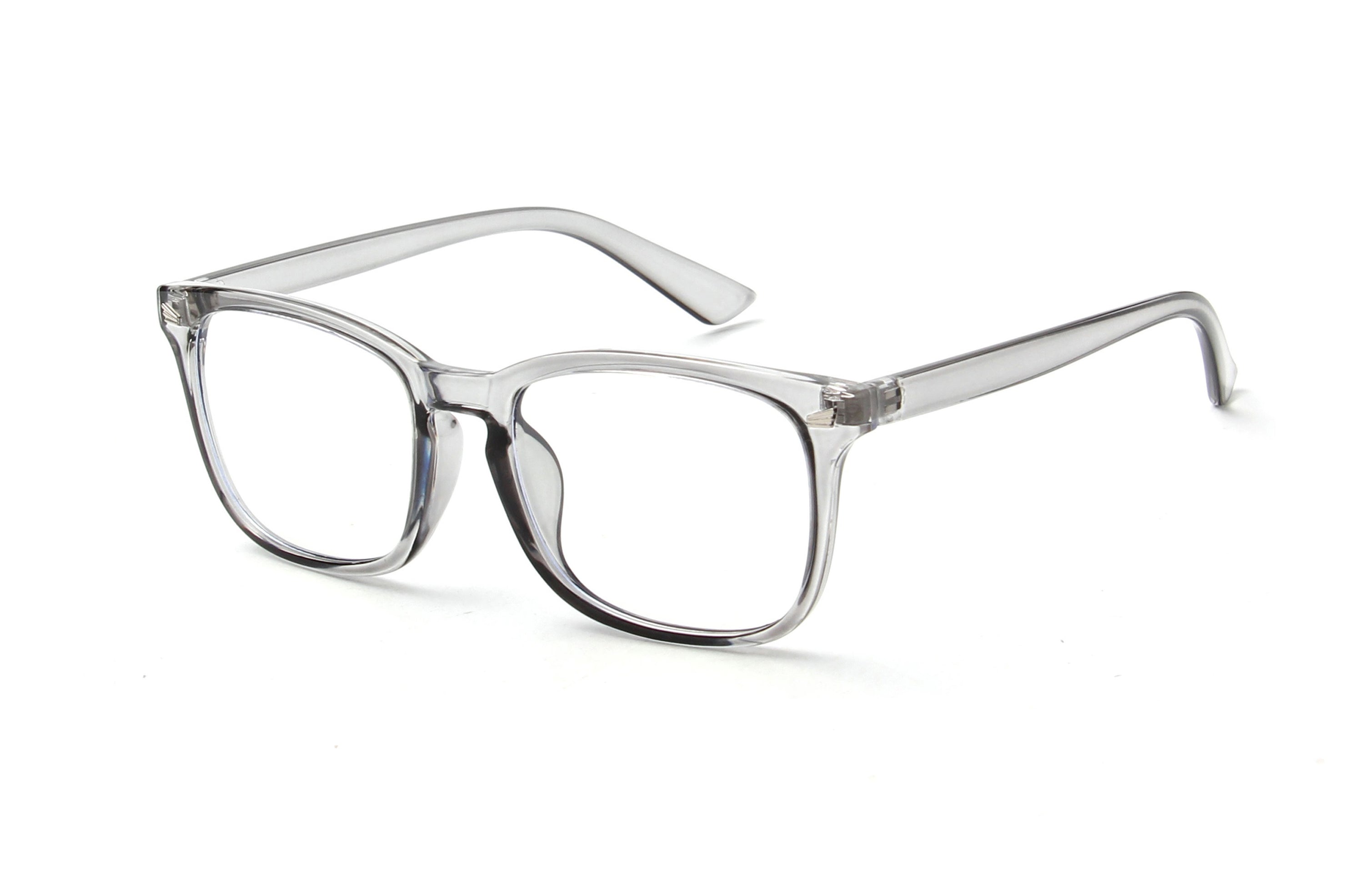Venezia Classic Rectangle Horn Rimmed Blue Light Blocker Glasses with a stylish design and blue light blocking lenses.